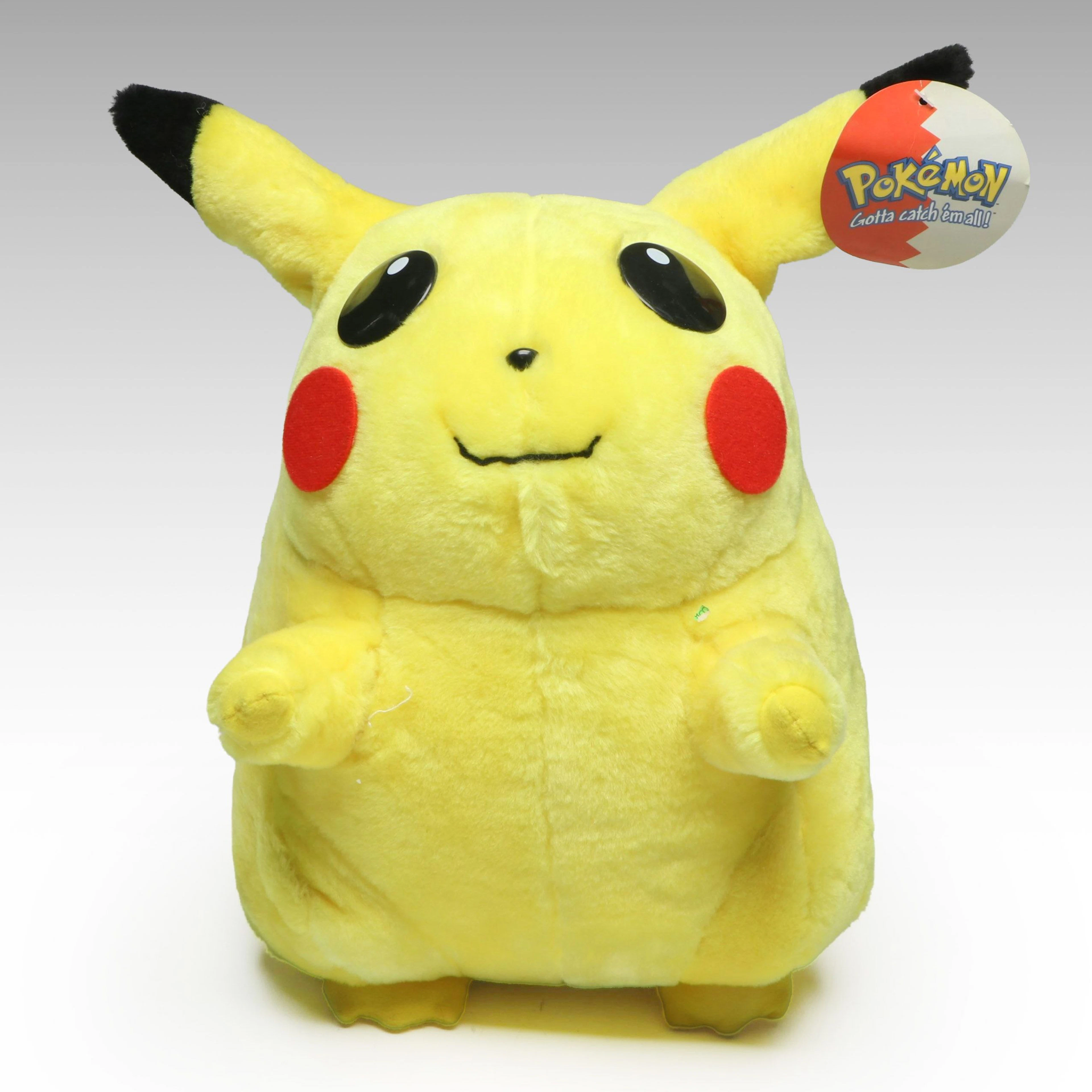 Nintendo Pokémon Giant Plush Pikachu Stuffed Toy, 2000