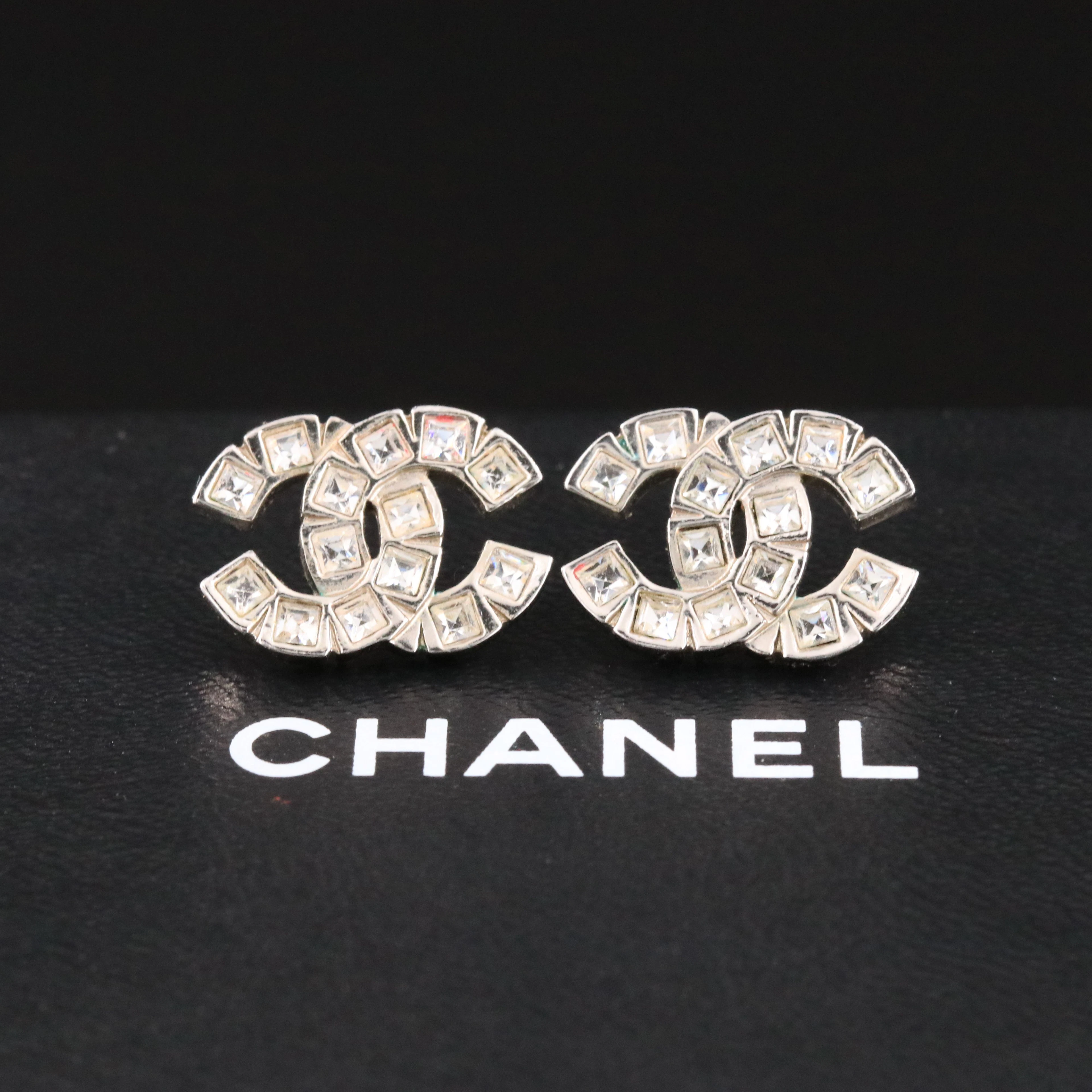 Chanel CC Crystal Earrings, Autumn 2006