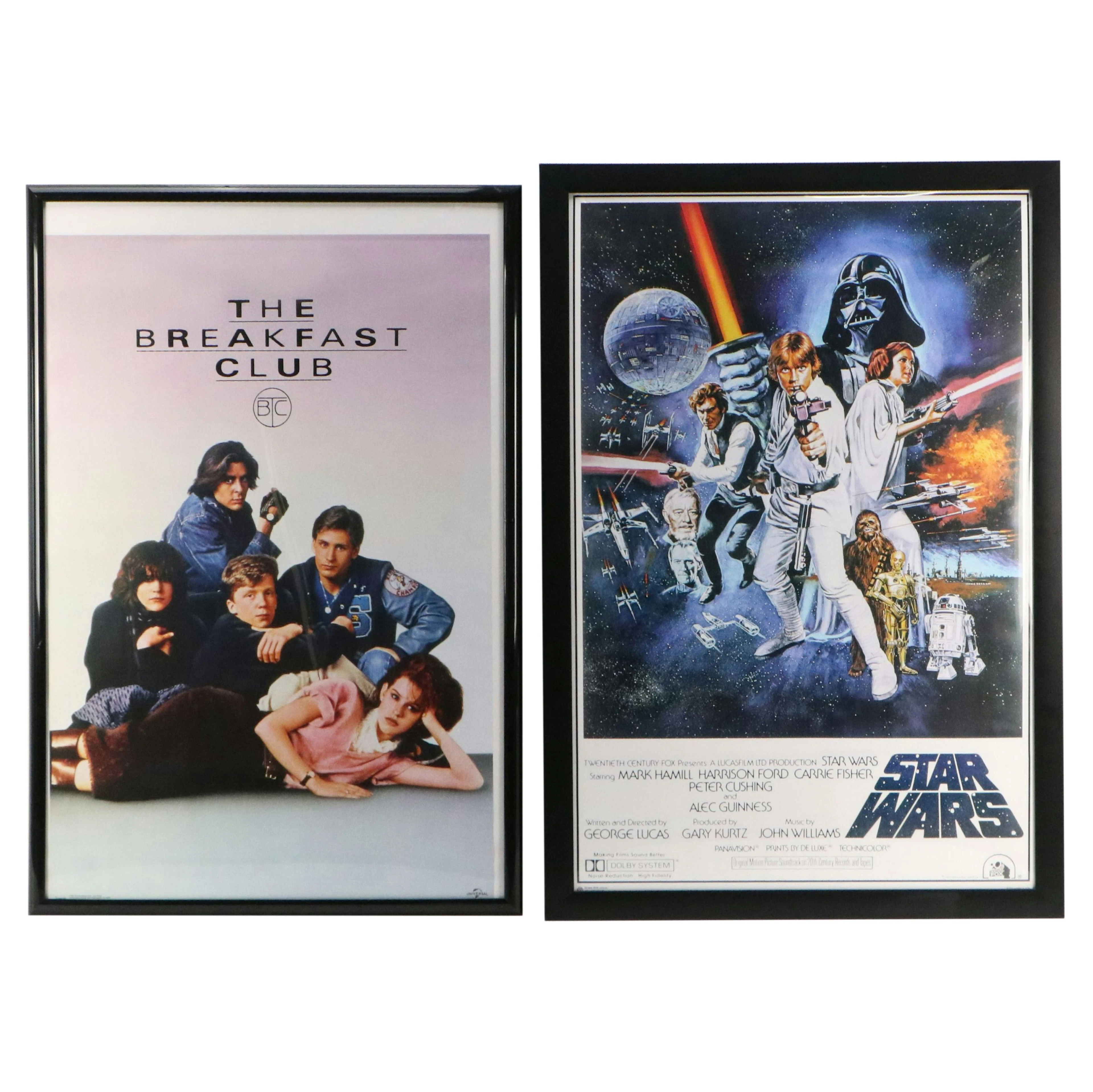 "Star Wars" and "The Breakfast Club" Reproduction Movie Posters