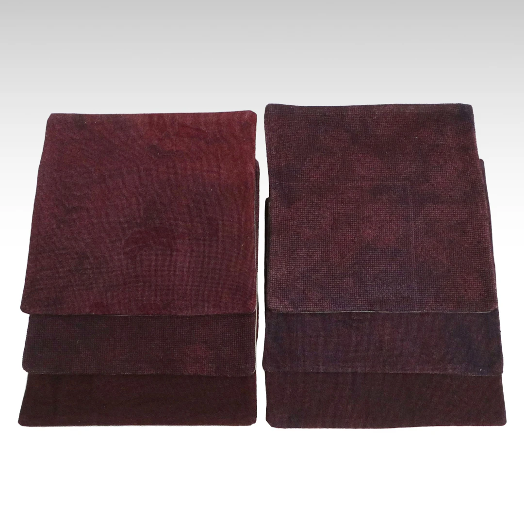 Turkish Overdyed Handwoven Rug Faced Pillow Covers