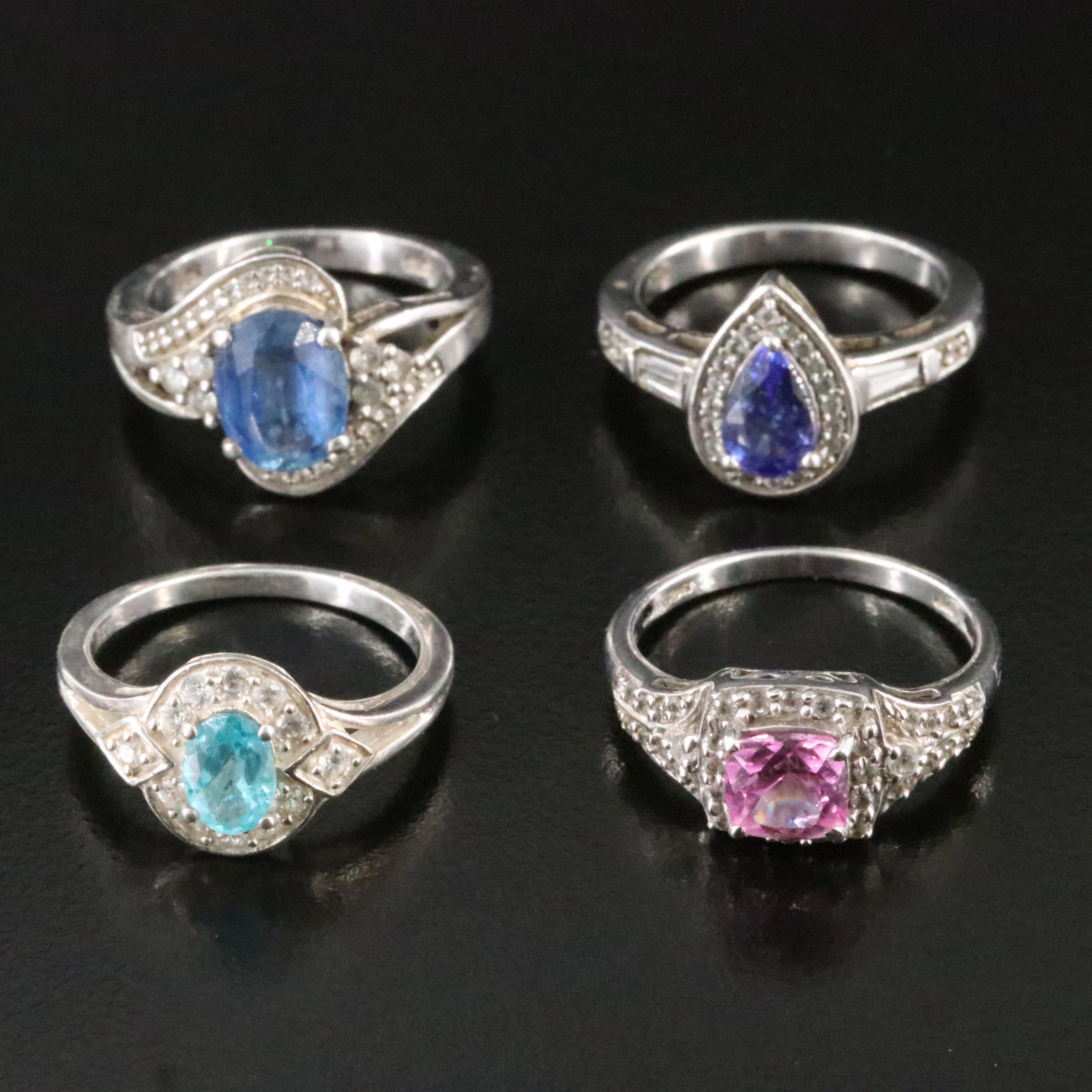 Sterling Gemstone Rings