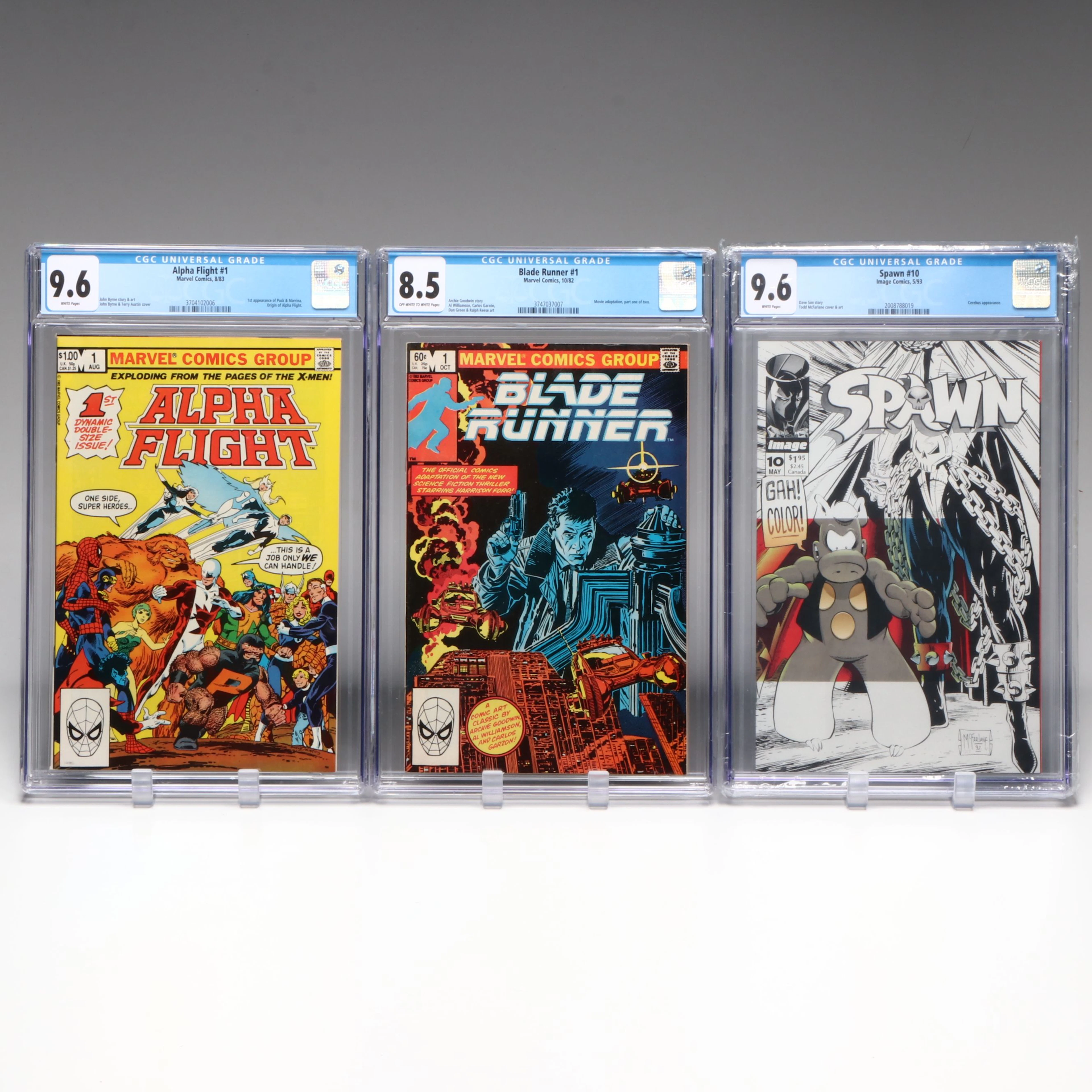 Marvel Comics "Blade Runner" Vol. 1 #1 and More Comic Book Issues, CGC
