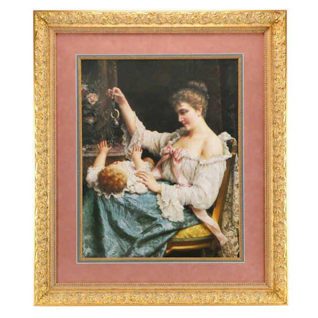 Offset Lithograph After Jan Frederik Pieter Portielje "Maternity"