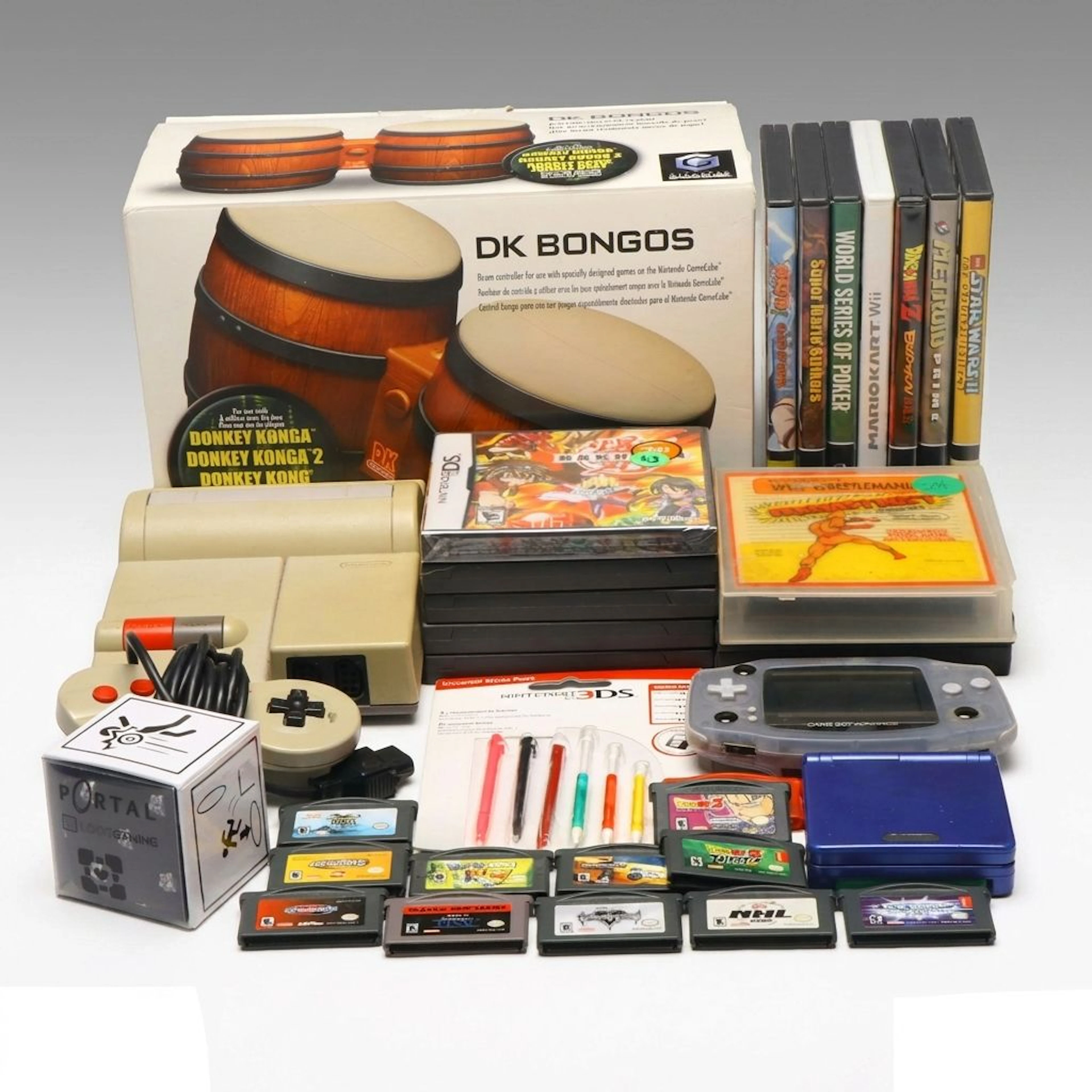 Nintendo GameCube "DK Bongos" with More Video Games and Accessories