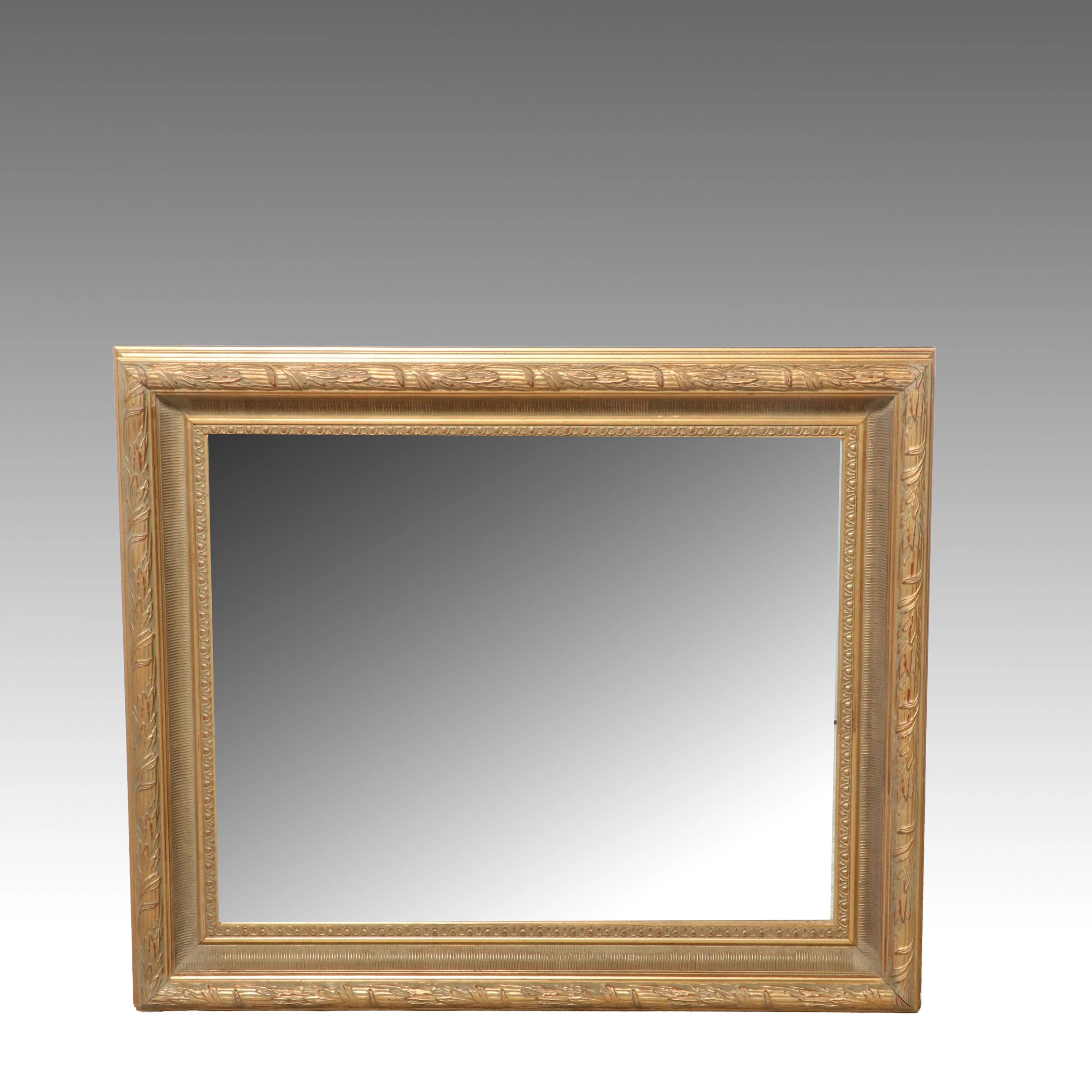 French Empire Style Gilt-Finish Mirror