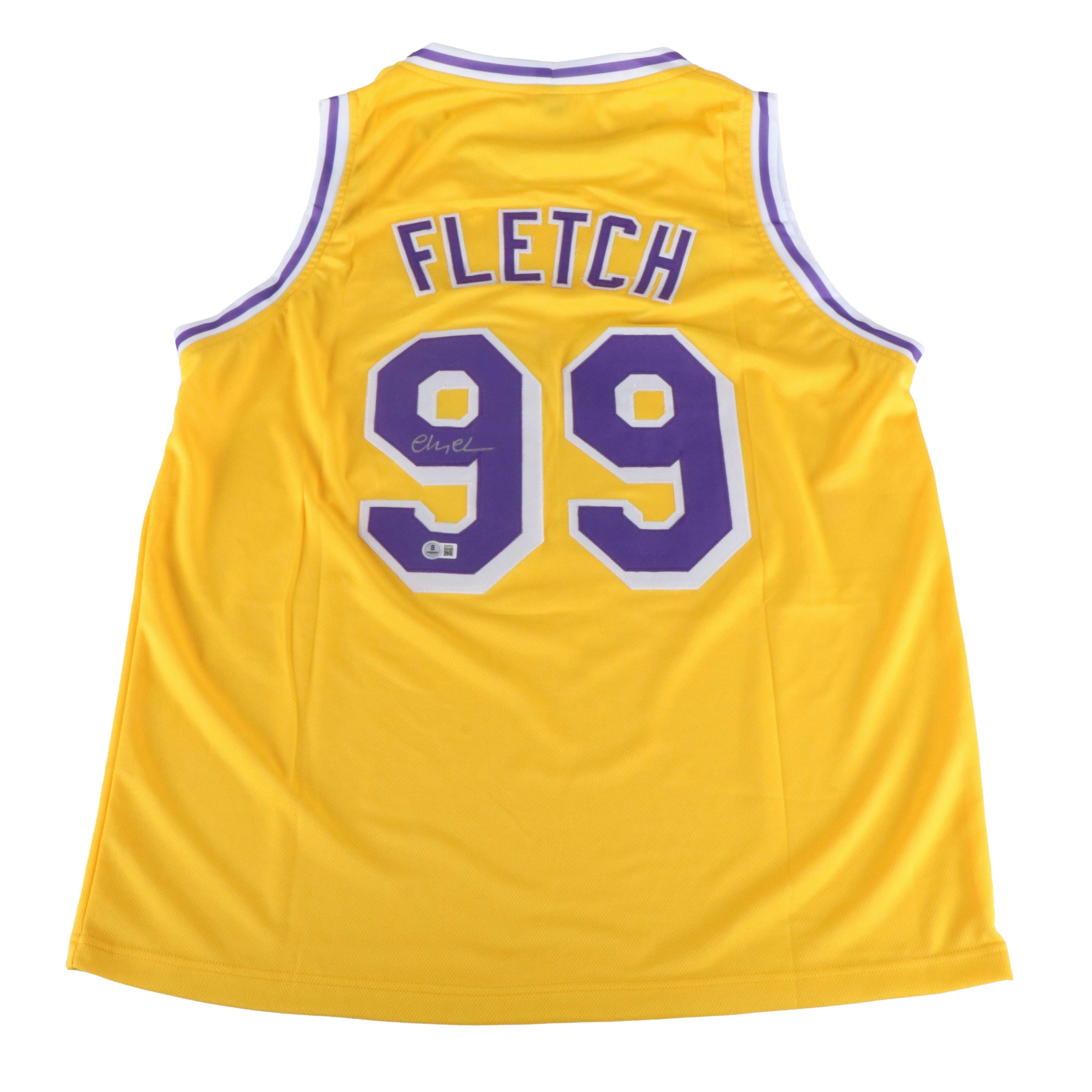 Chevy Chase Signed "Fletch" Los Angeles Lakers Basketball Jersey, Beckett