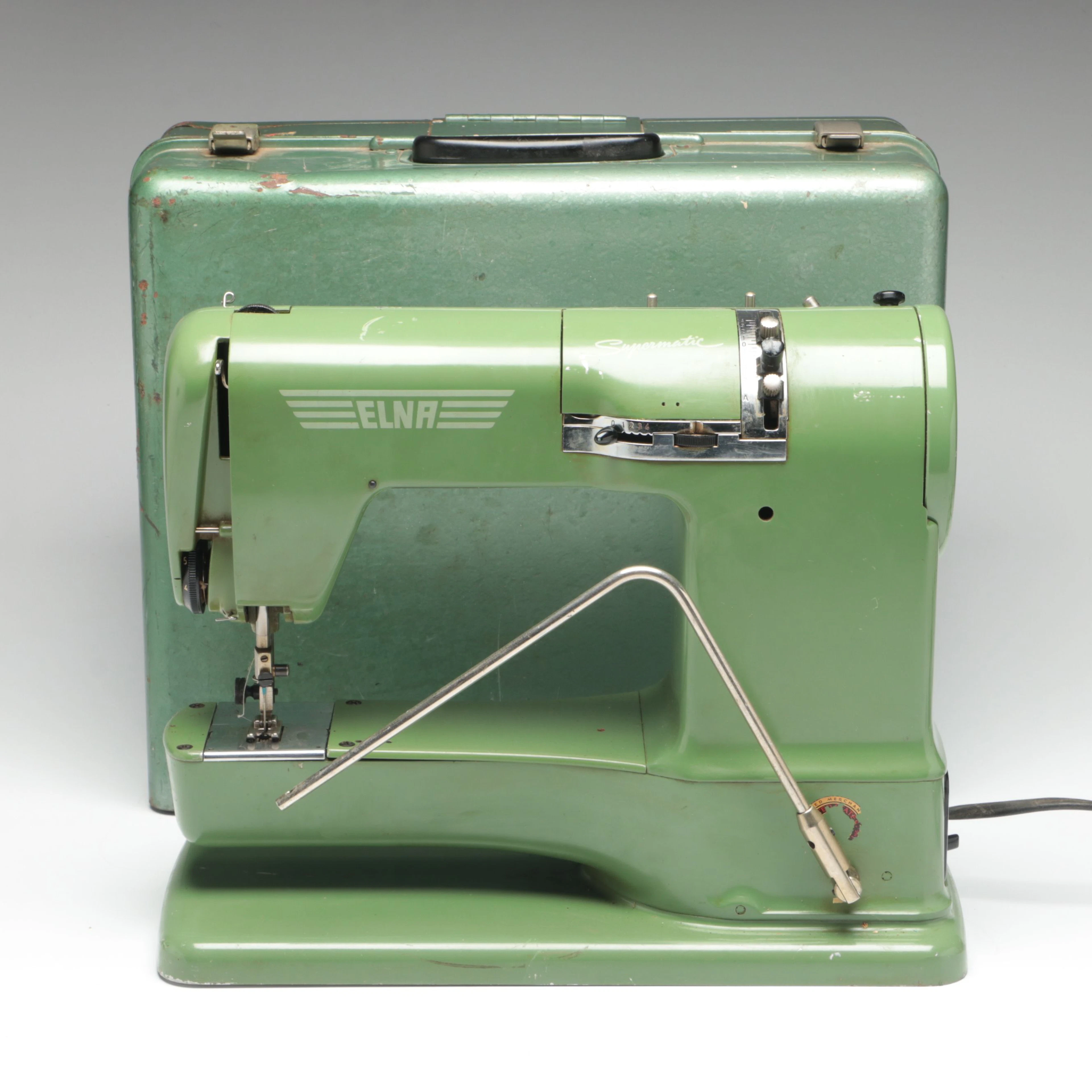 Elna Supermatic Electric Sewing Machine, Mid-20th Century