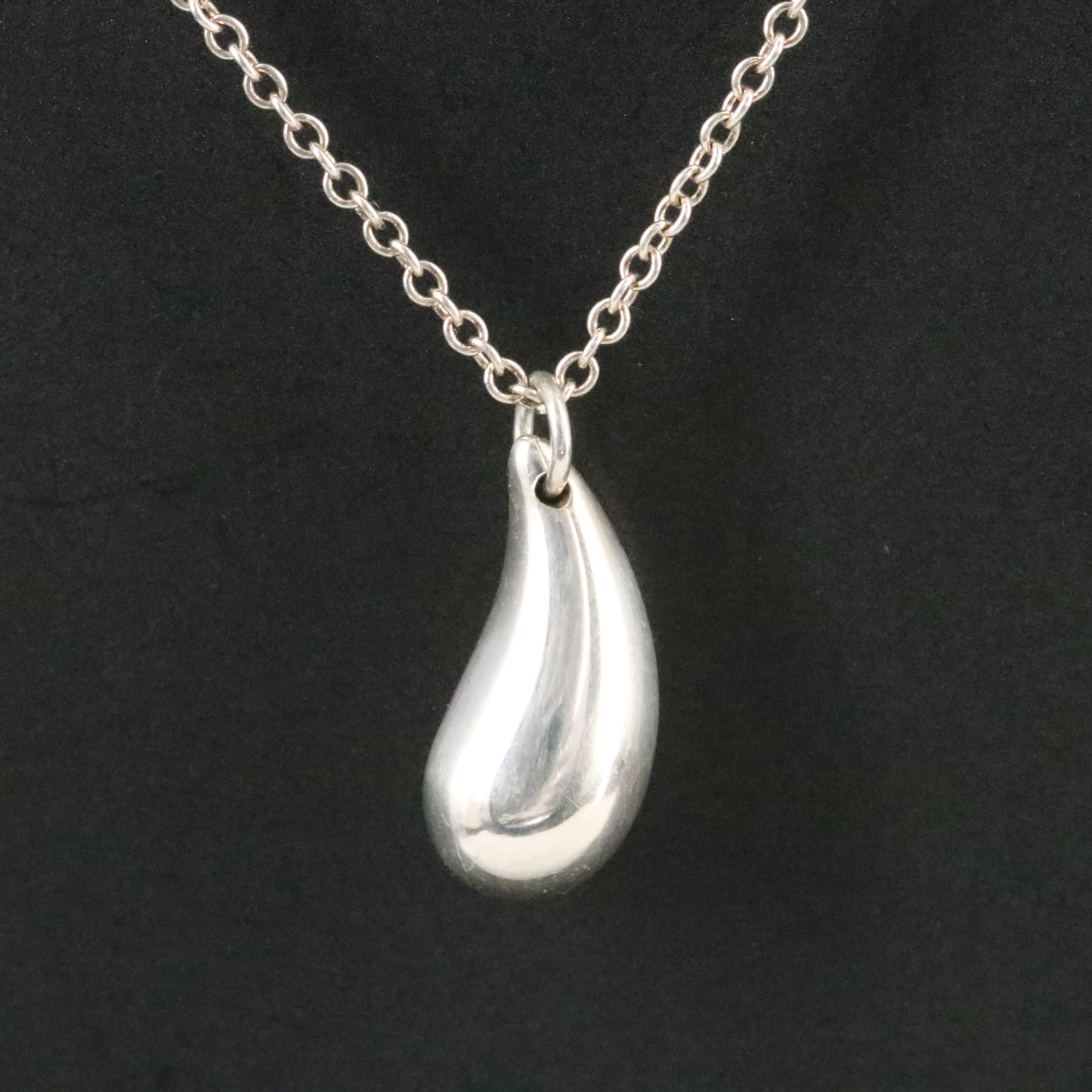 Elsa Peretti for Tiffany & Co. Sterling Teardrop Necklace