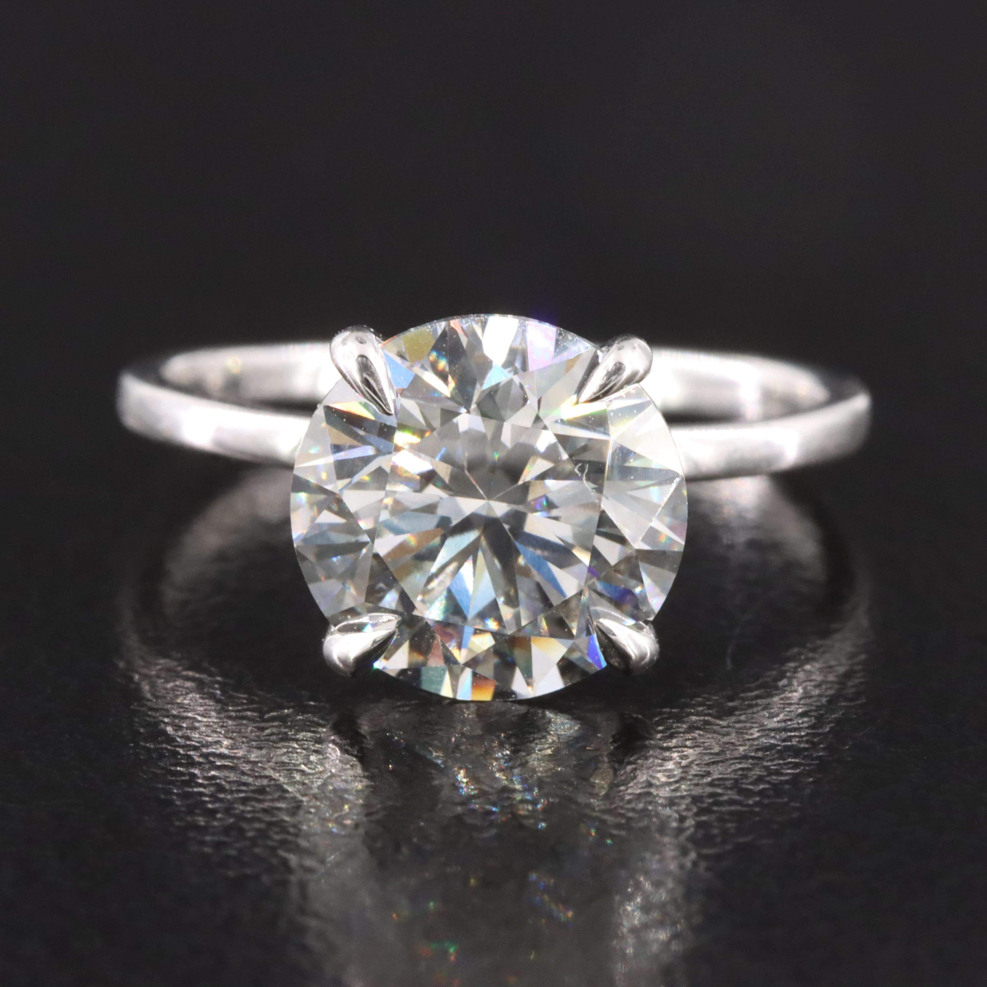 14K 3.15 CT Lab Grown Diamond Ring with IGI Report