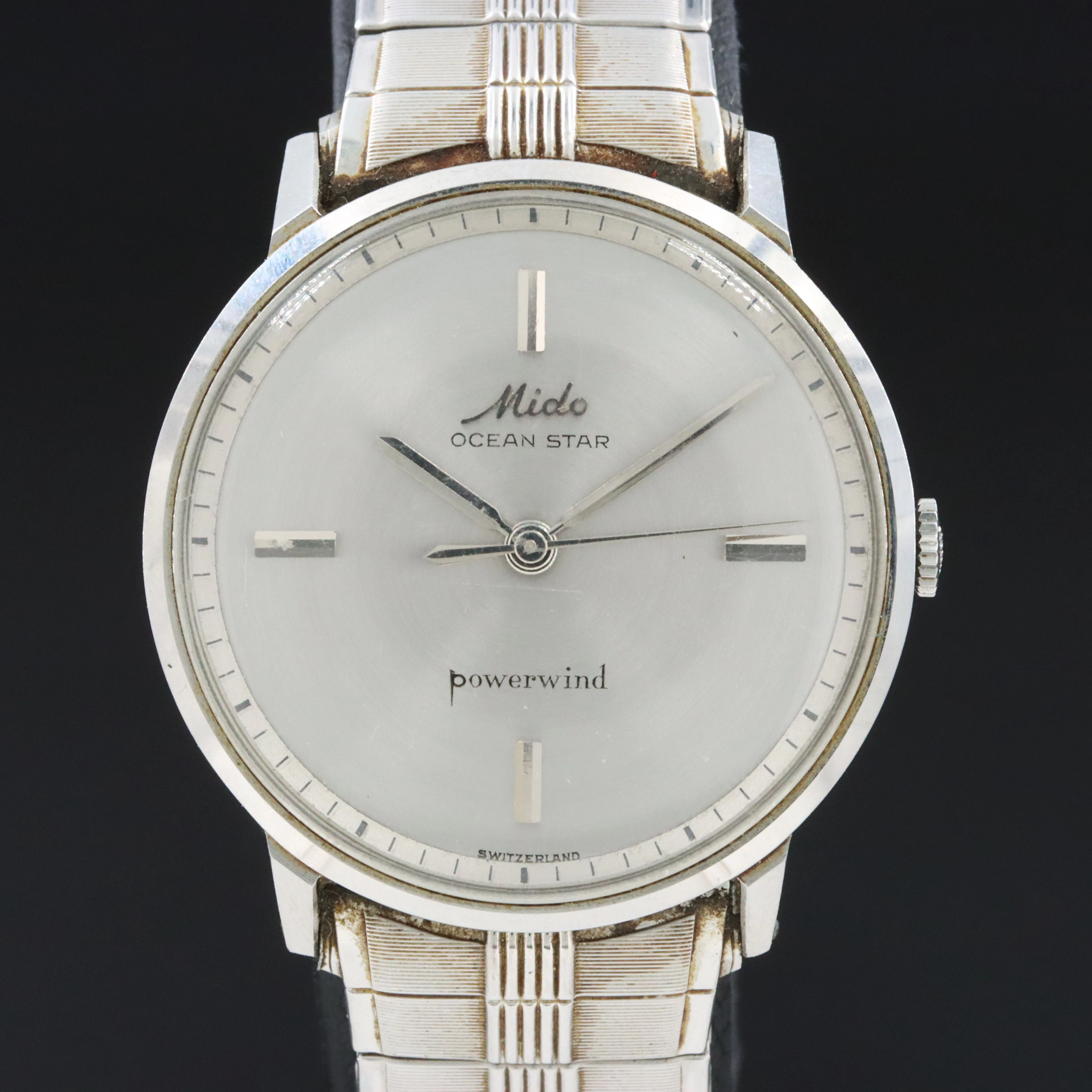 Mido Ocean Star Power Wind Stainless Steel Automatic Watch