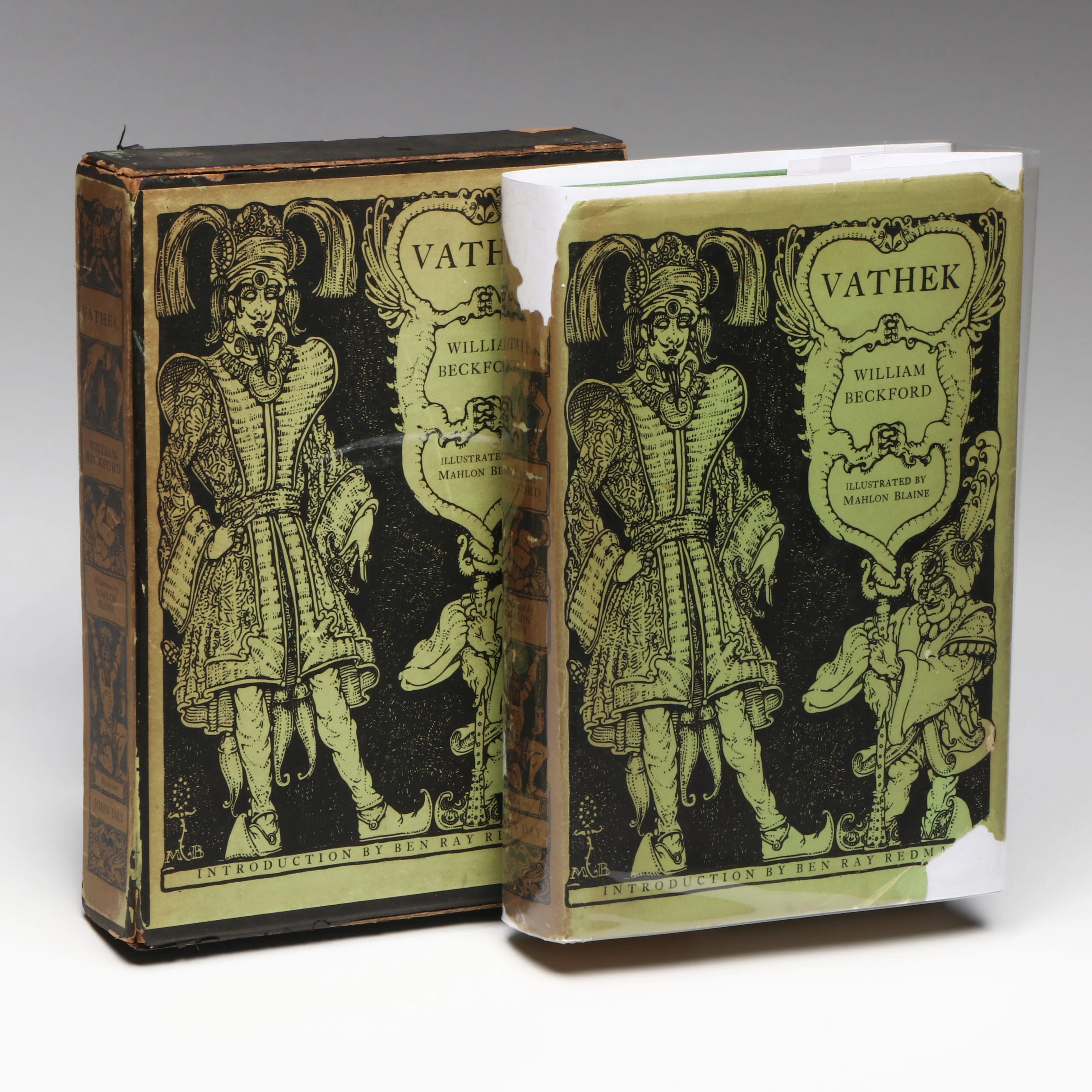 Mahlon Blaine Illustrated First Edition Thus "Vathek" by William Beckford, 1928