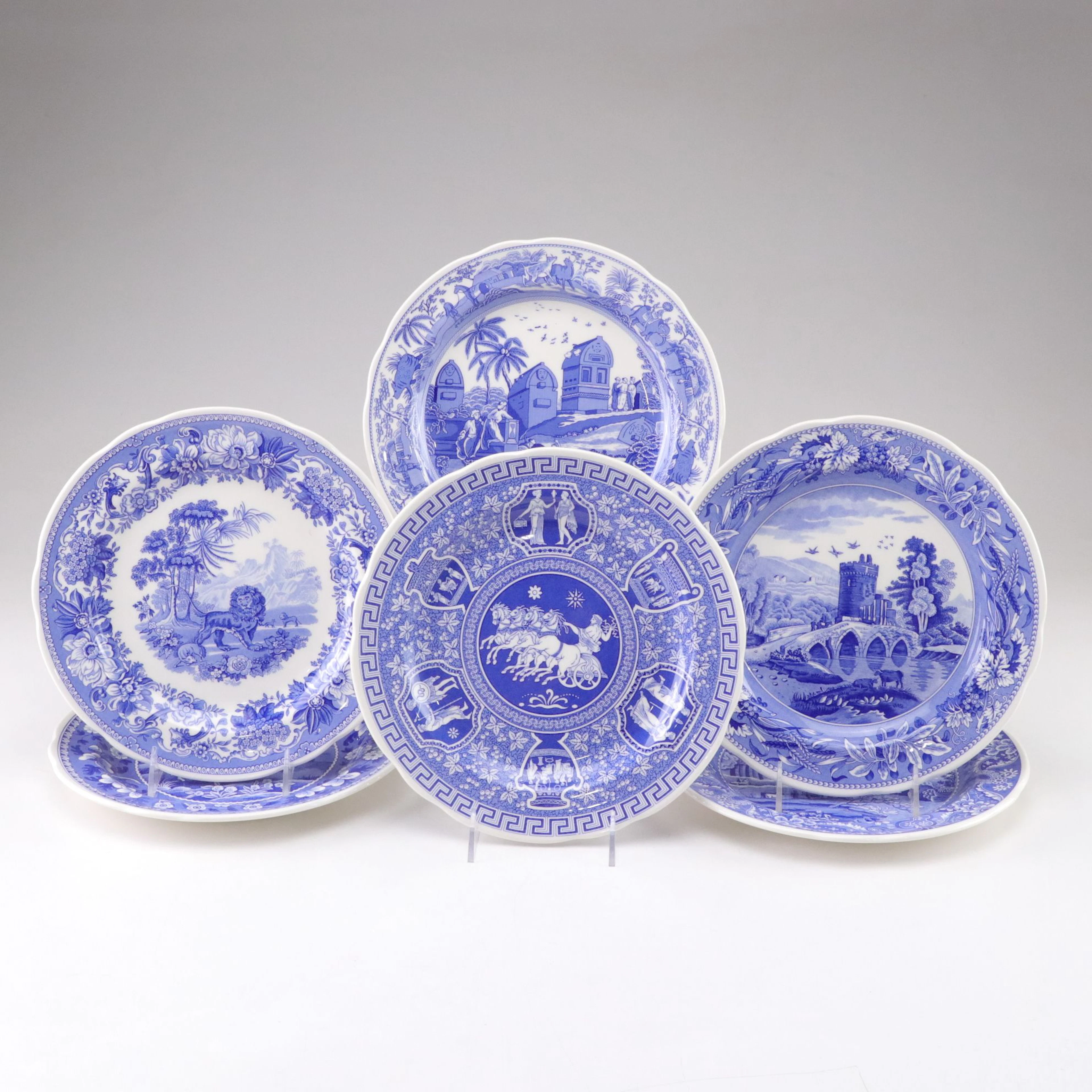 Spode "Blue Room Collection" Blue and White Dinner Plates