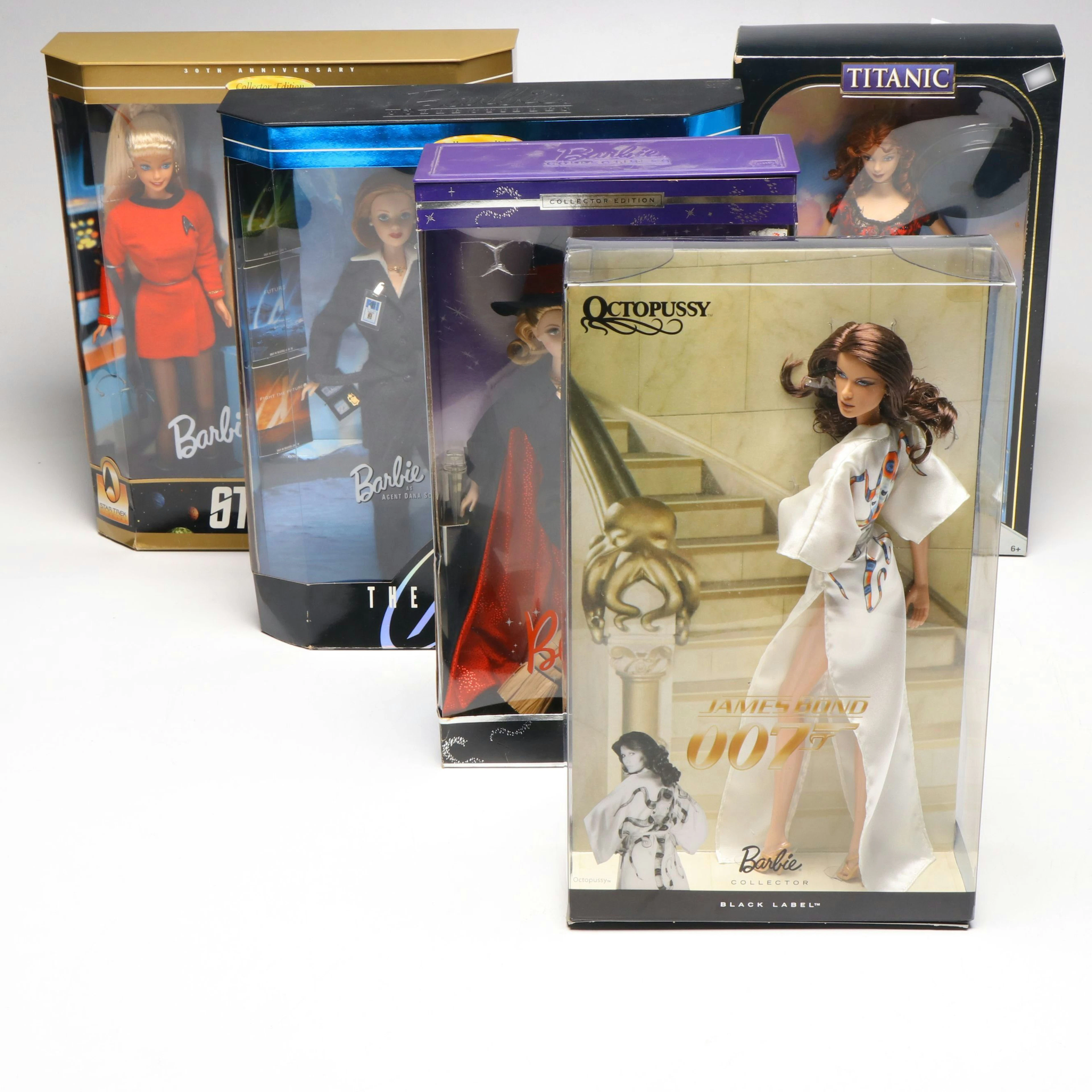 Mattel "Titanic," "Bewitched," "Octopussy" and More Barbie Dolls, 1990s–2010