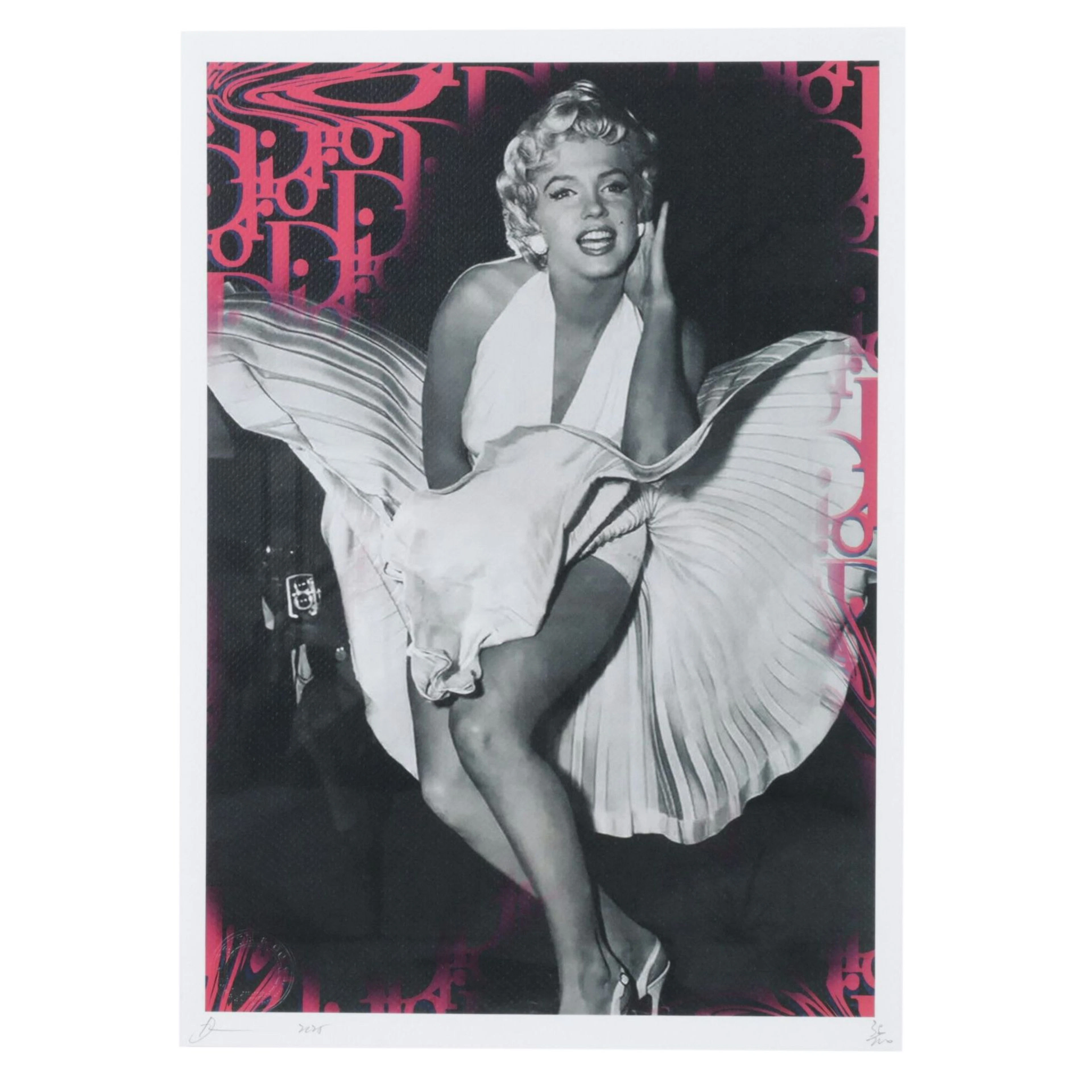 Death NYC Pop Art Graphic Homage to Marilyn Monroe Featuring Dior, 2026