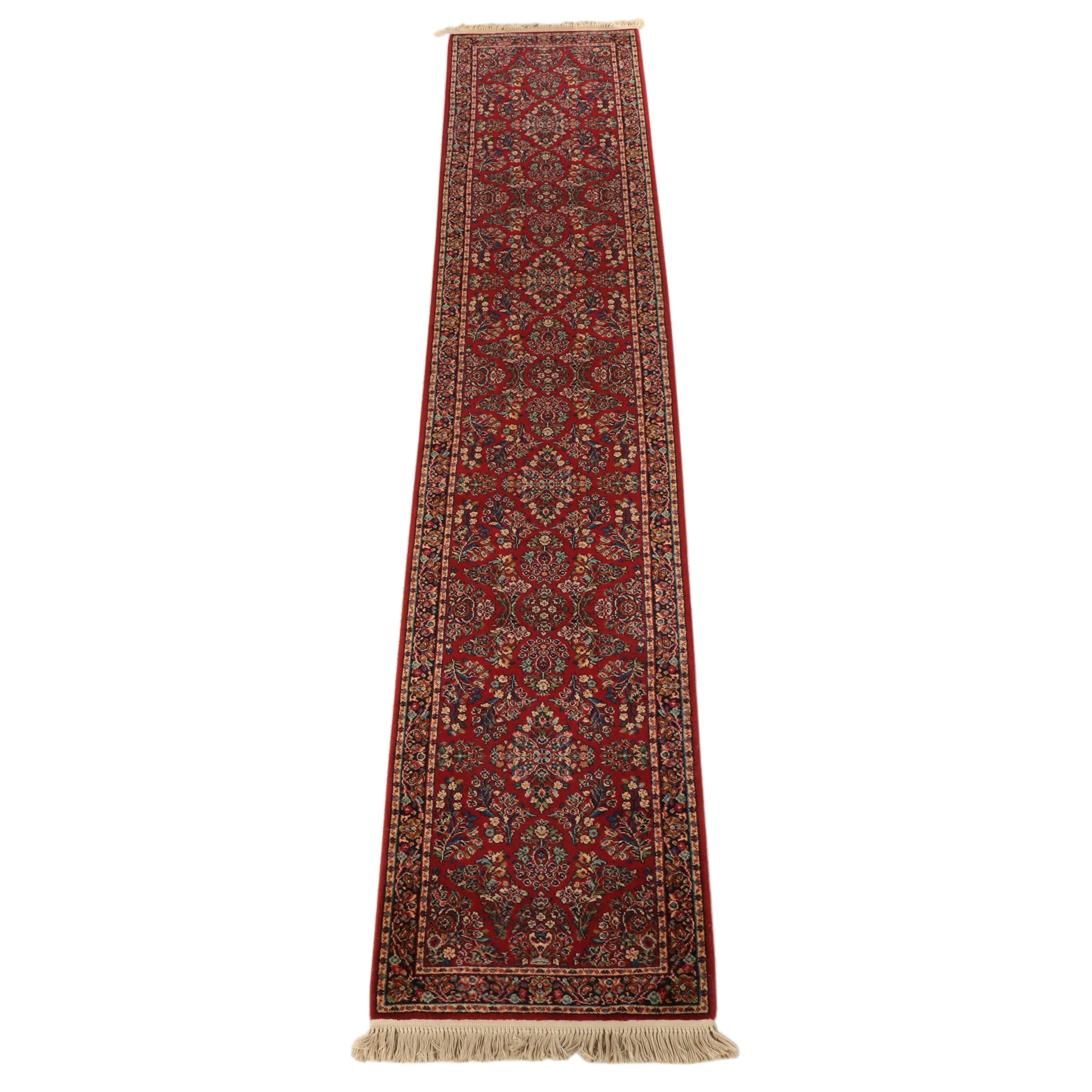 2'9 x 15'5 Machine Made Sarouk Style Carpet Runner