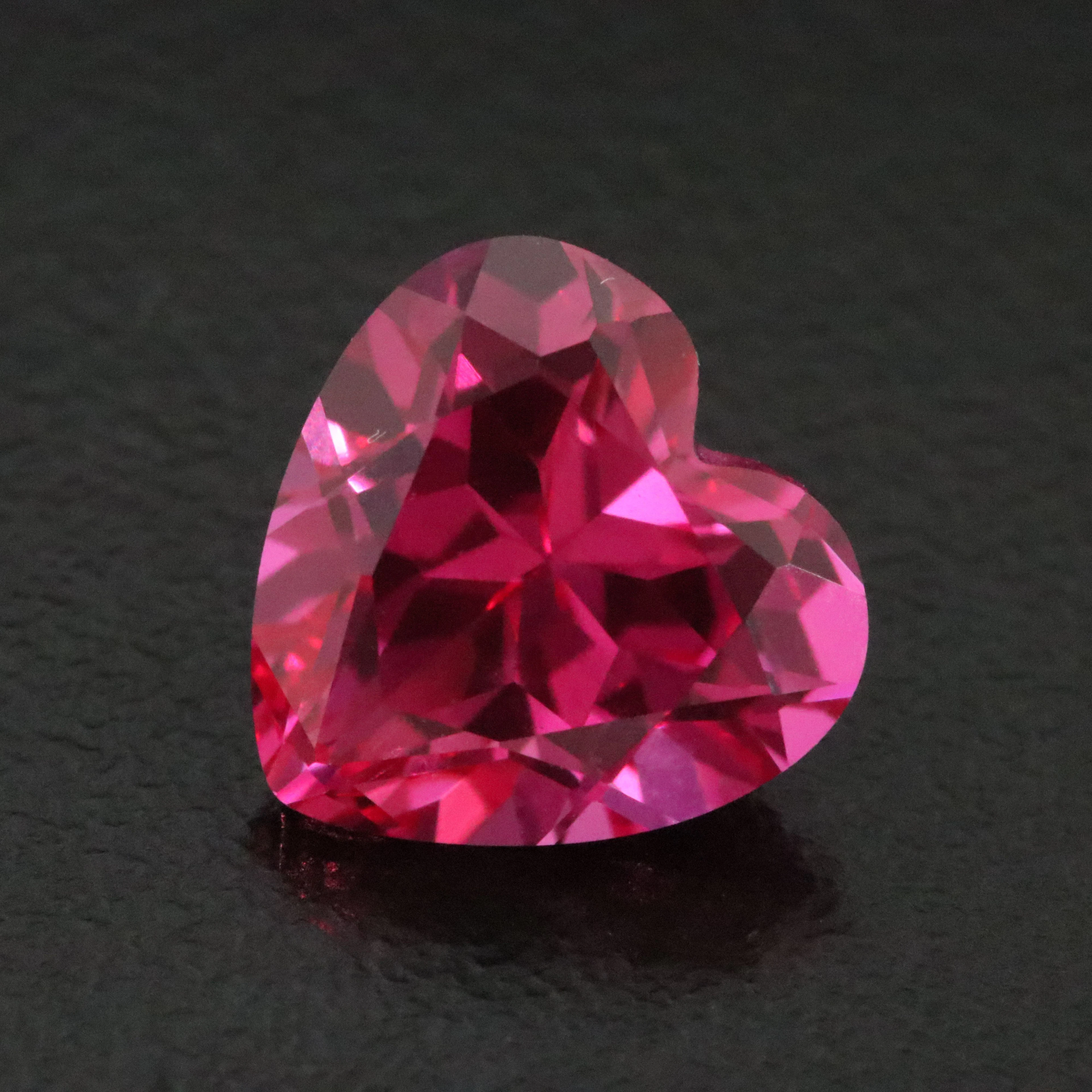 Loose 4.69 CT Lab Grown Pink Sapphire