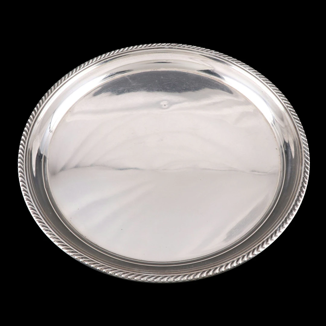 Gorham Sterling Silver Serving Tray, 1948