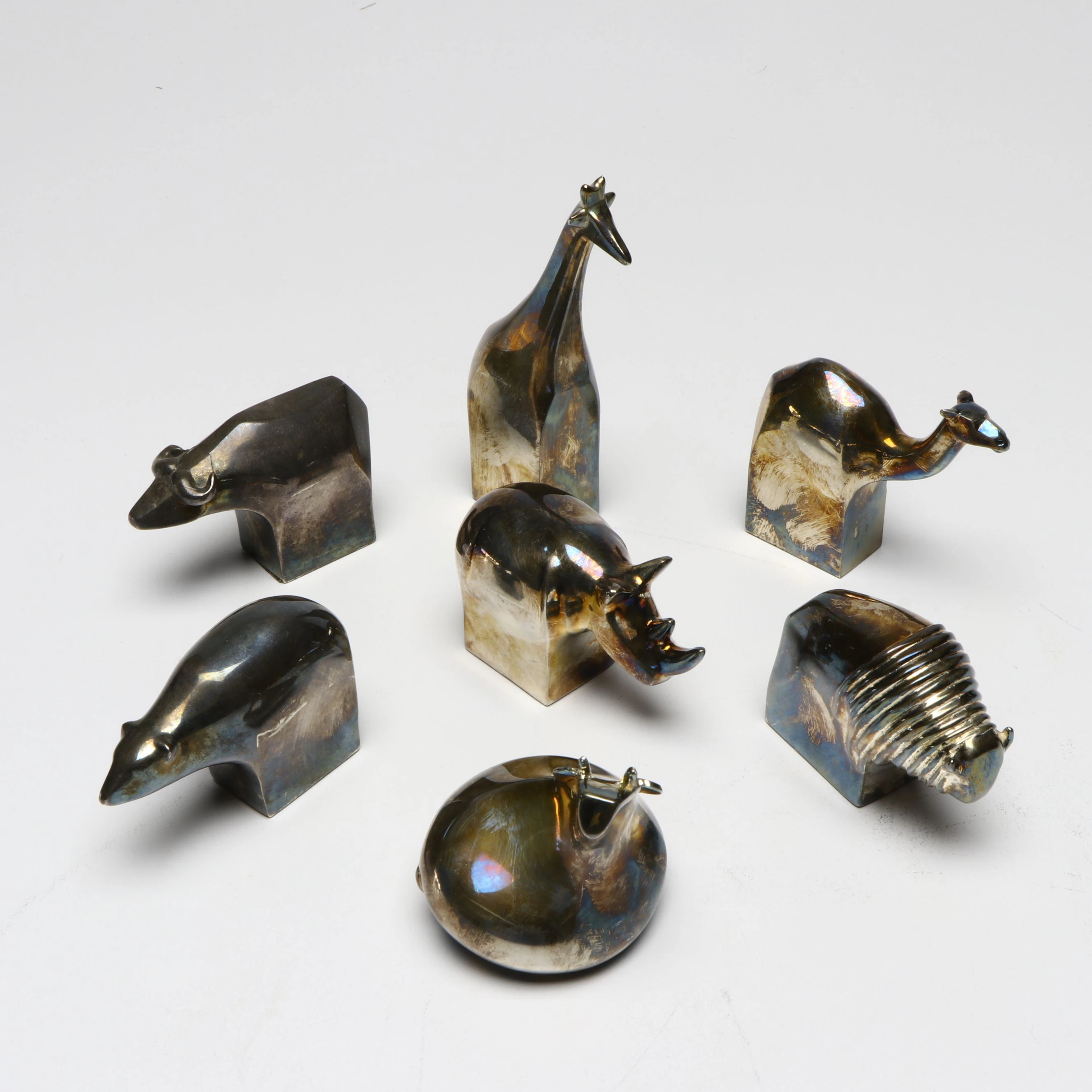 Dansk Silver Plated Animal Figurines