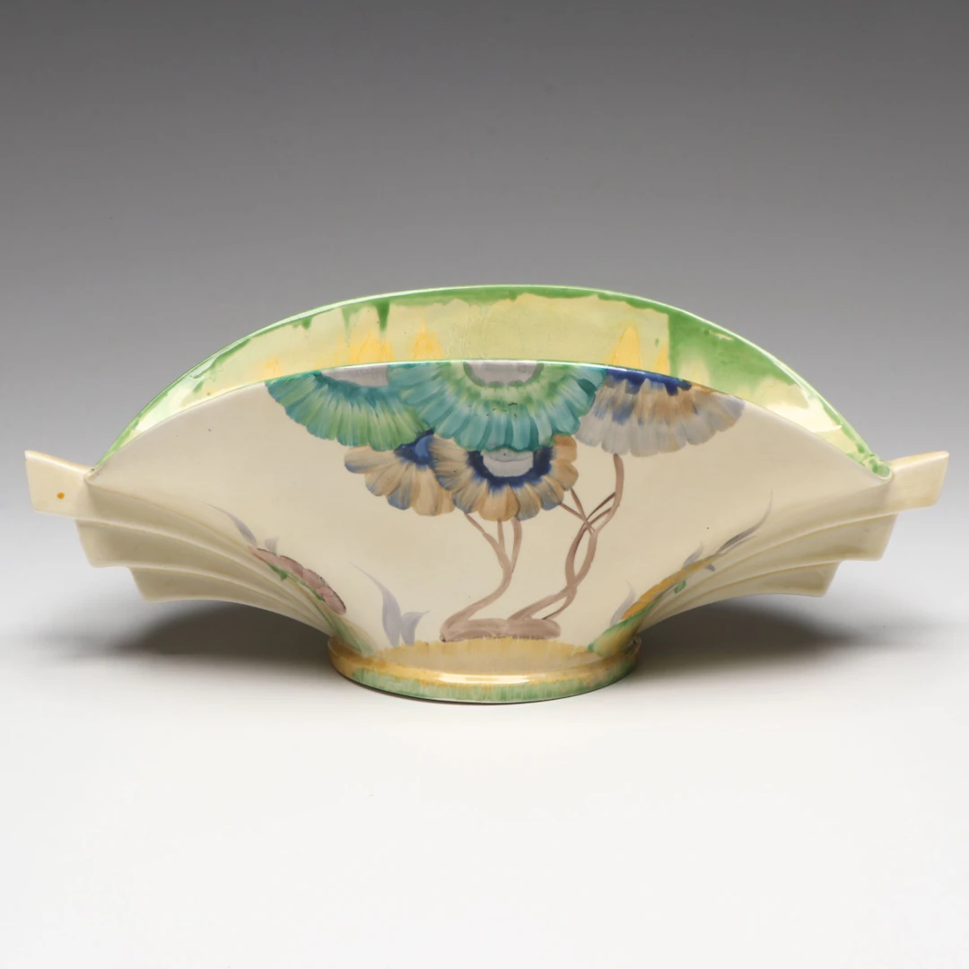 Bazaar by Clarice Cliff "Viscaria" Art Deco Daffodil Bowl, 1930s