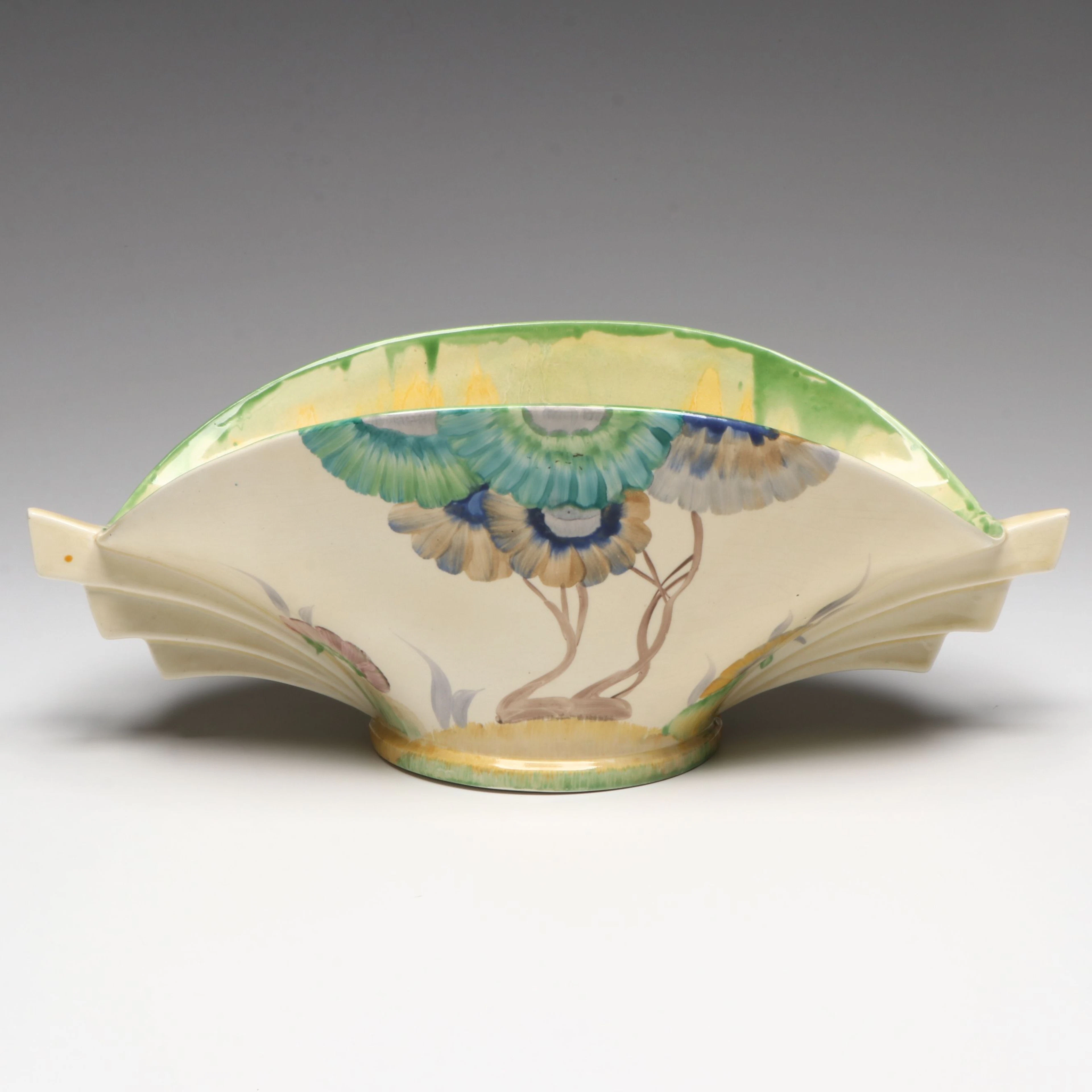 Bazaar by Clarice Cliff "Viscaria" Art Deco Daffodil Bowl, 1930s