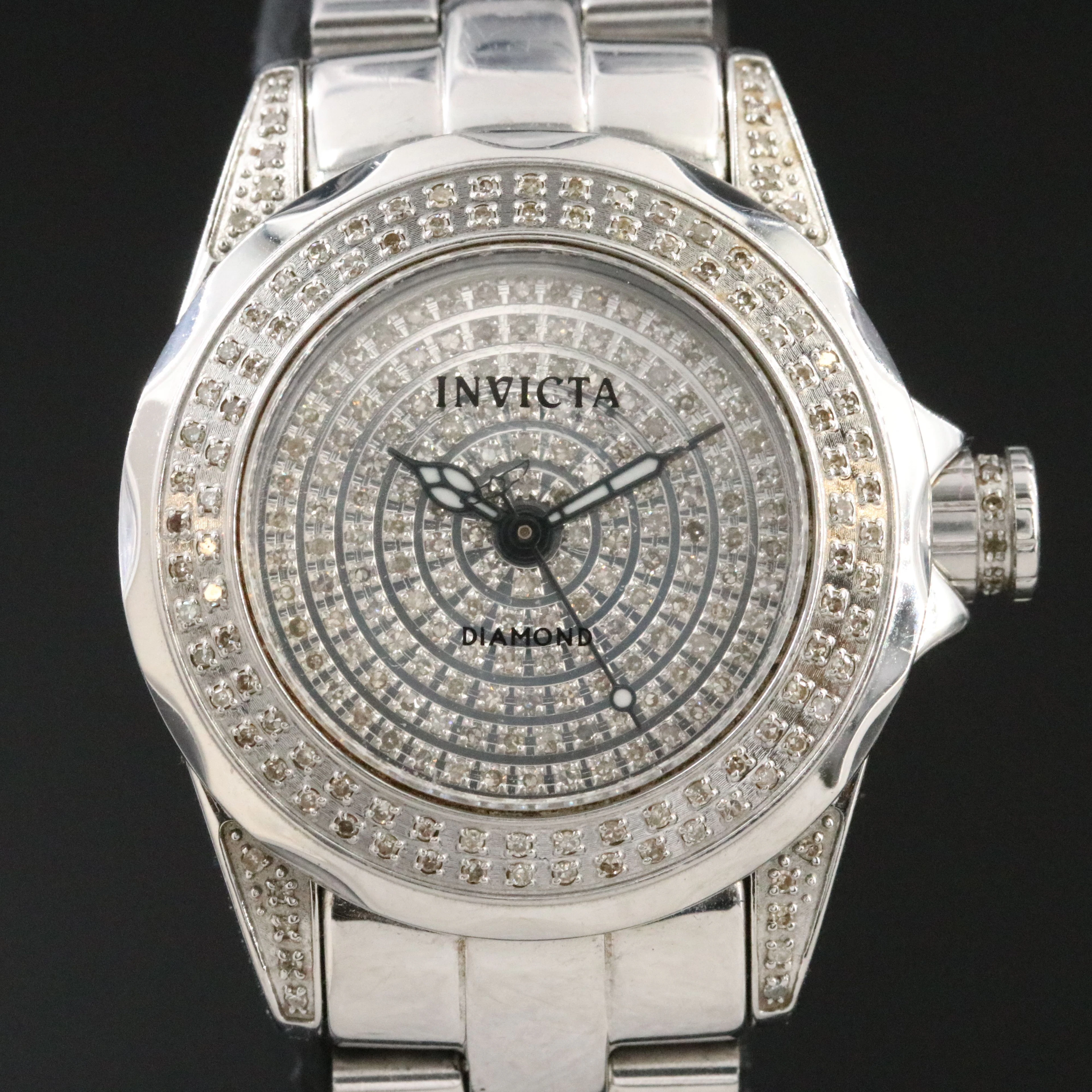 Invicta Pro Diver Diamond Pave Watch 13726