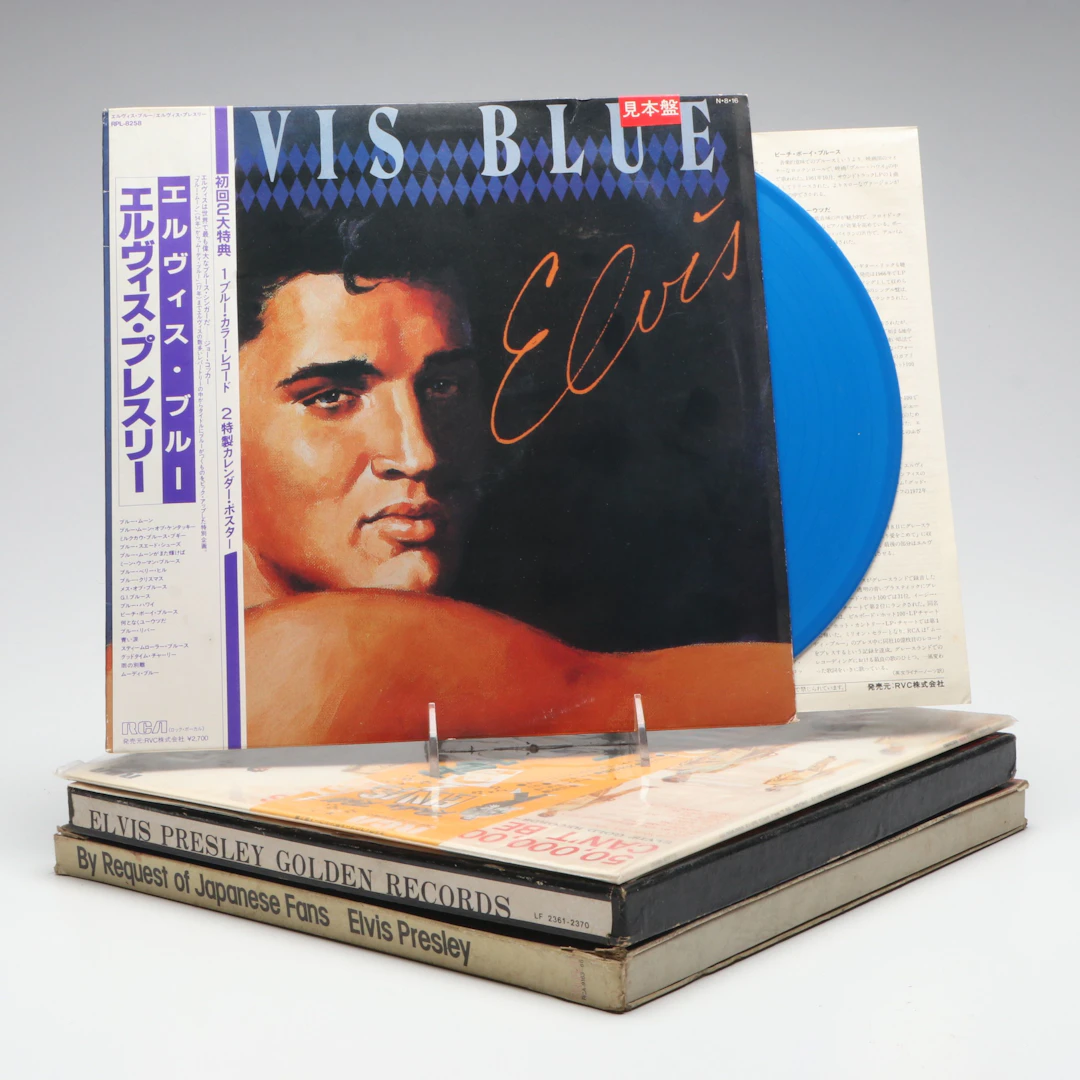 "Elvis Blue," "That's The Way It Is," and More Elvis Vinyl Record Albums