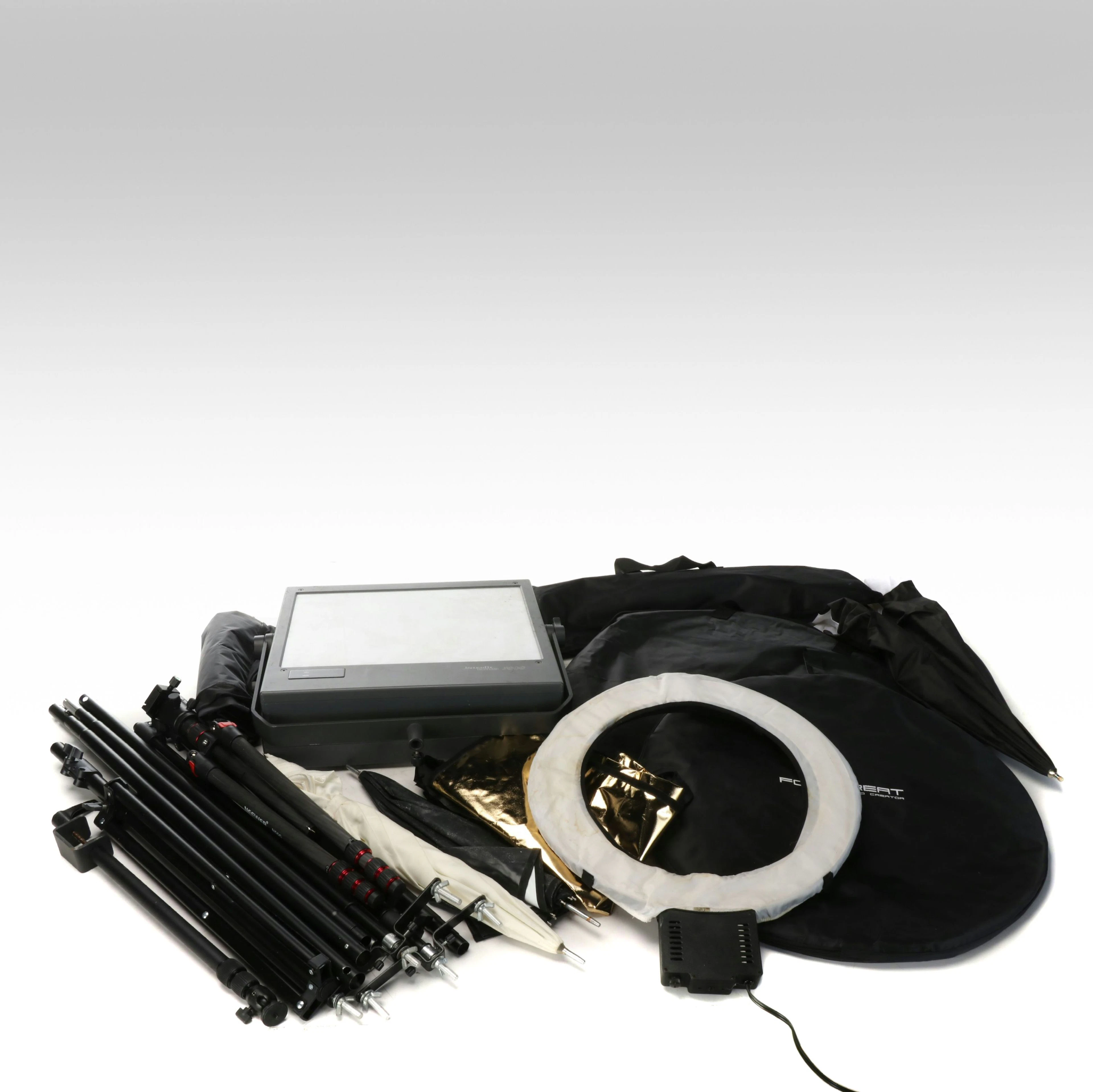 Interfit "Digitflash 1000" Panel Flash with More Studio Lighting Accessories