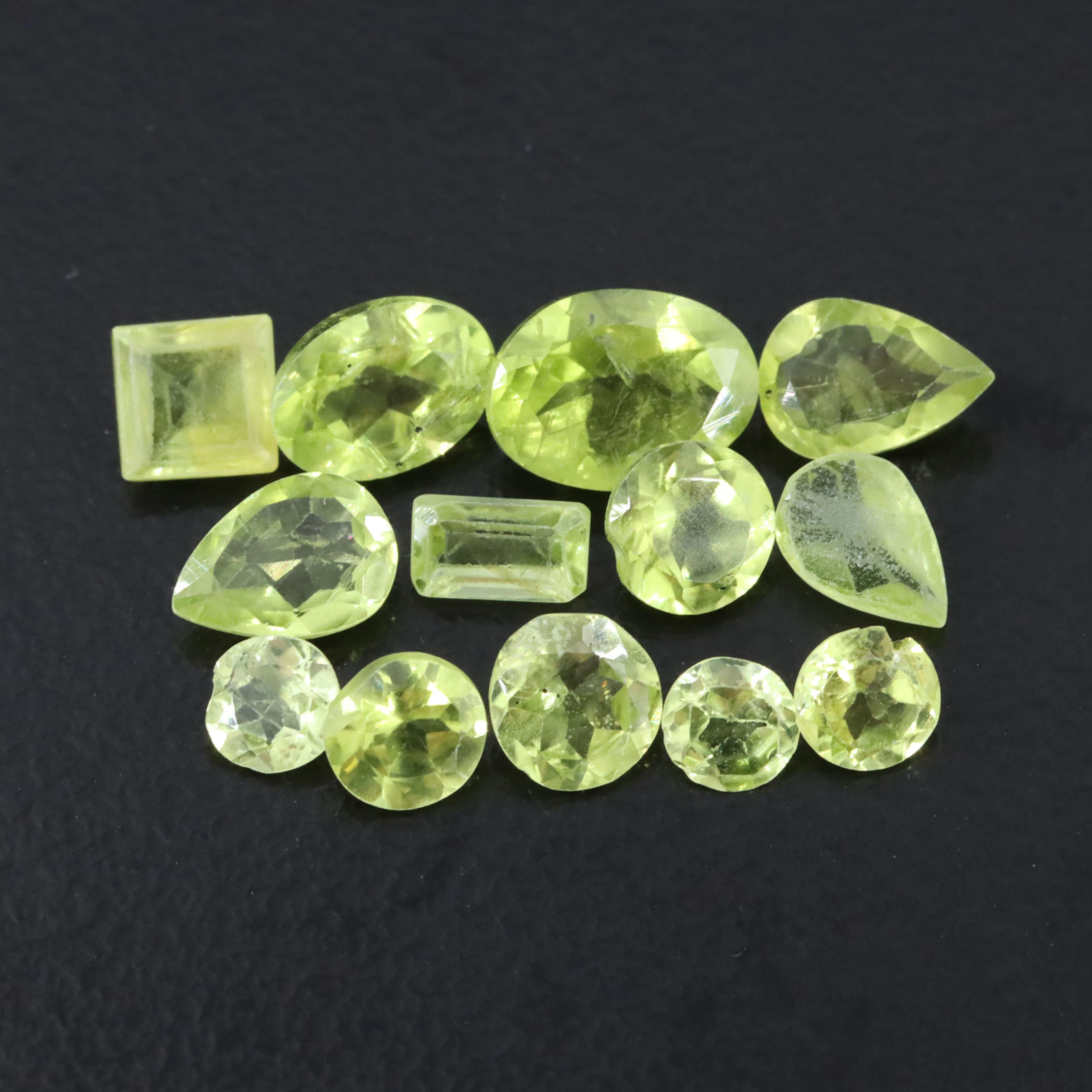 Loose 7.03 CTW Peridot Lot