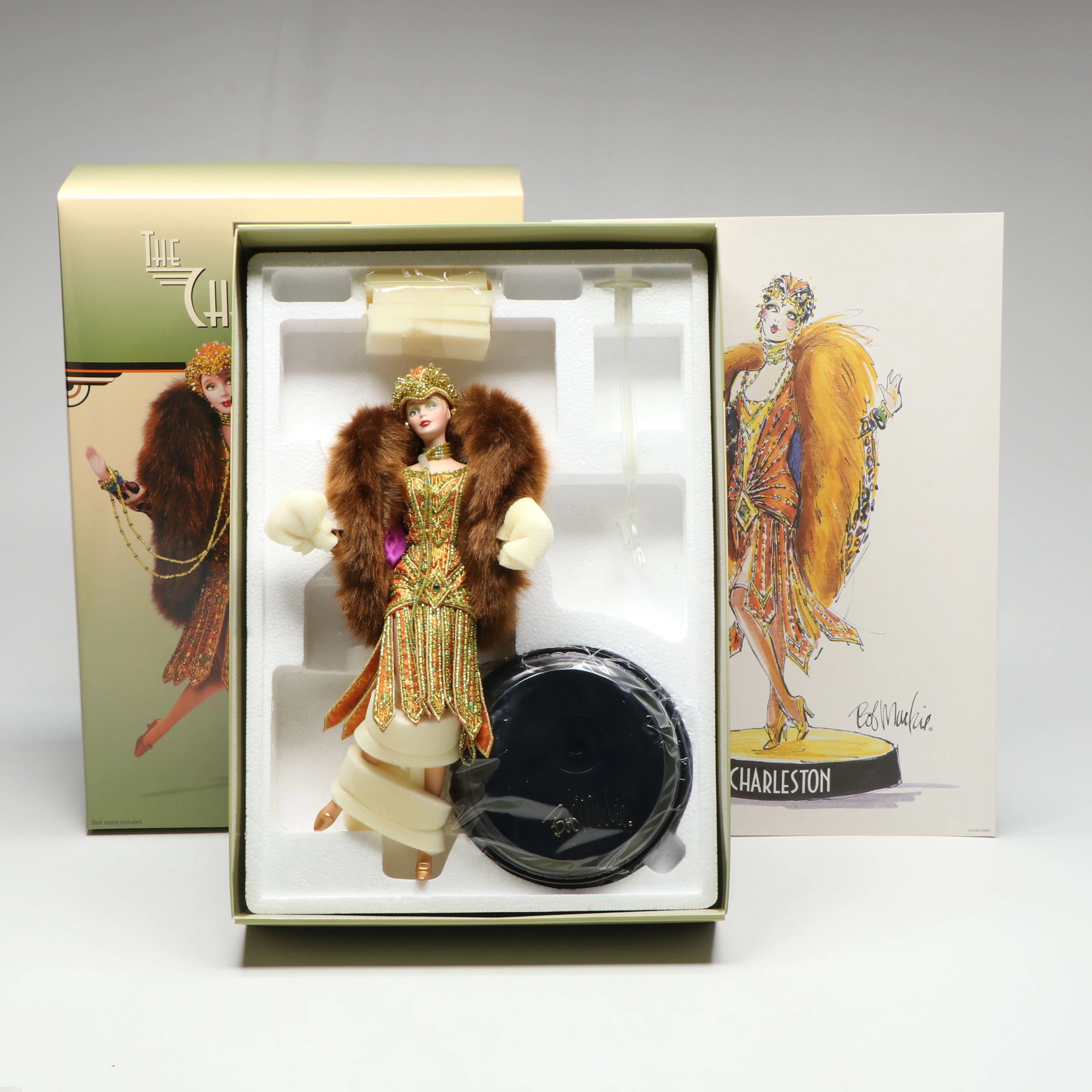 Barbie Bob Mackie "The Charleston" Porcelain Doll, 2000