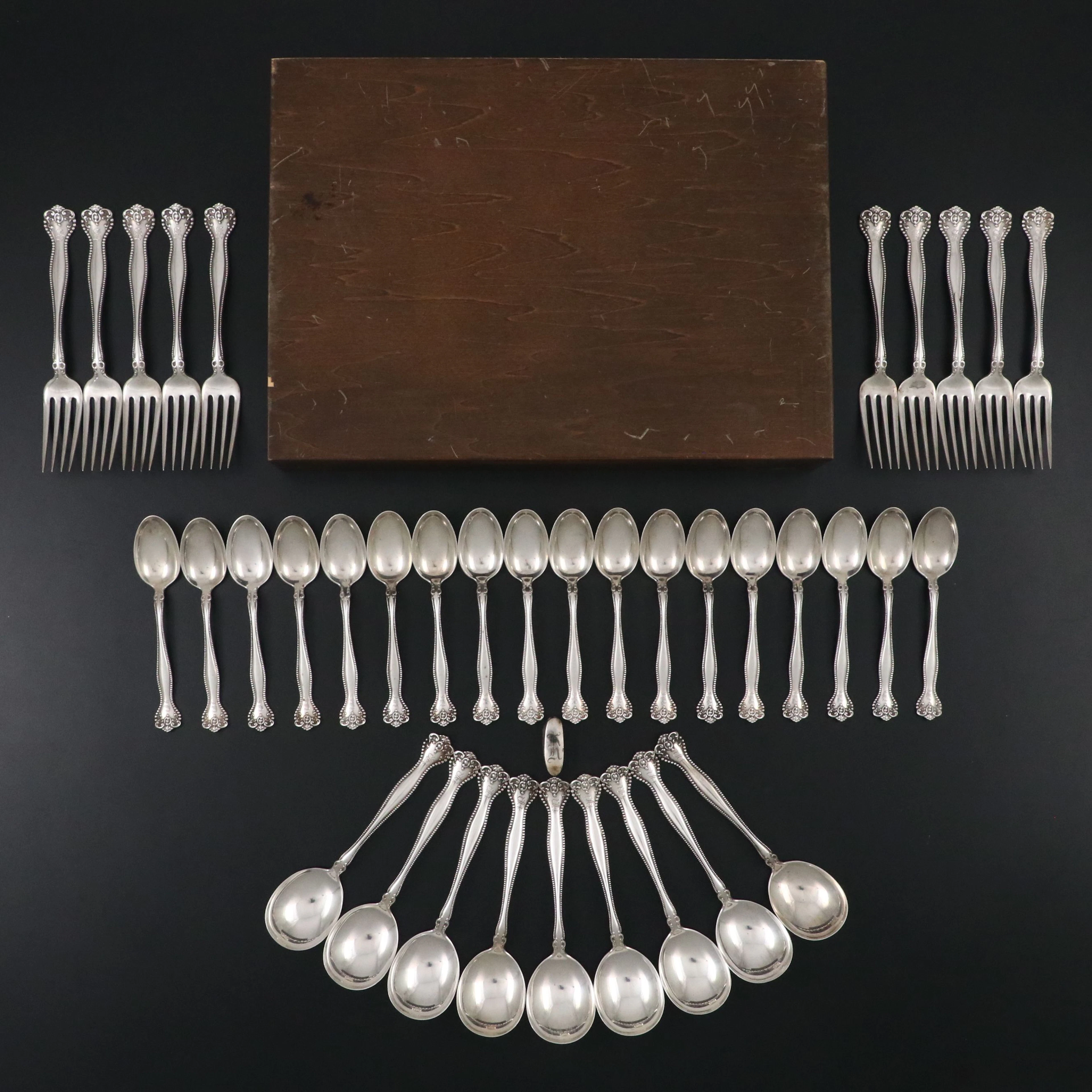 Alvin "Raleigh" Sterling Silver Flatware, 1900
