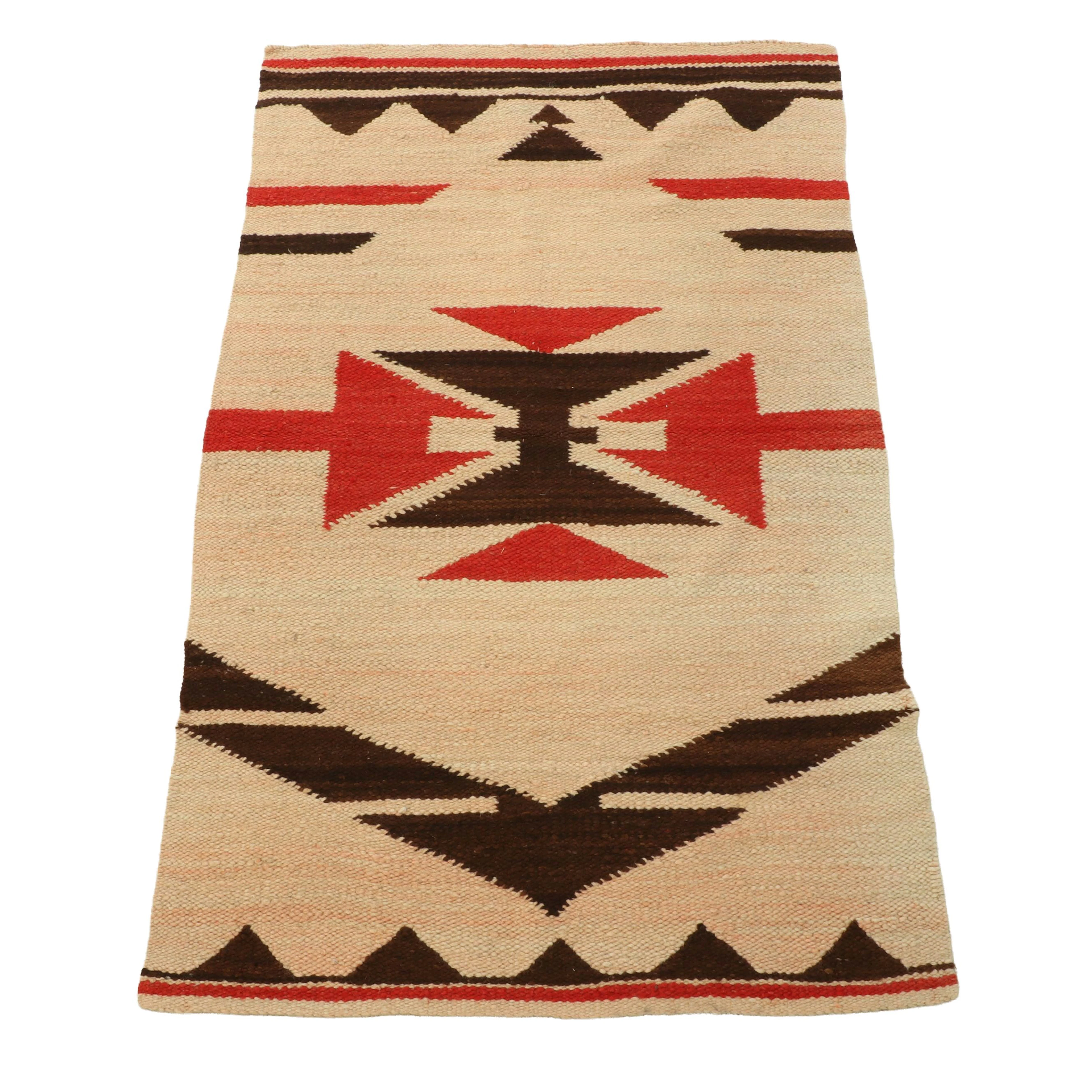 3'4 x 5'5 Handwoven Southwestern Style Area Rug