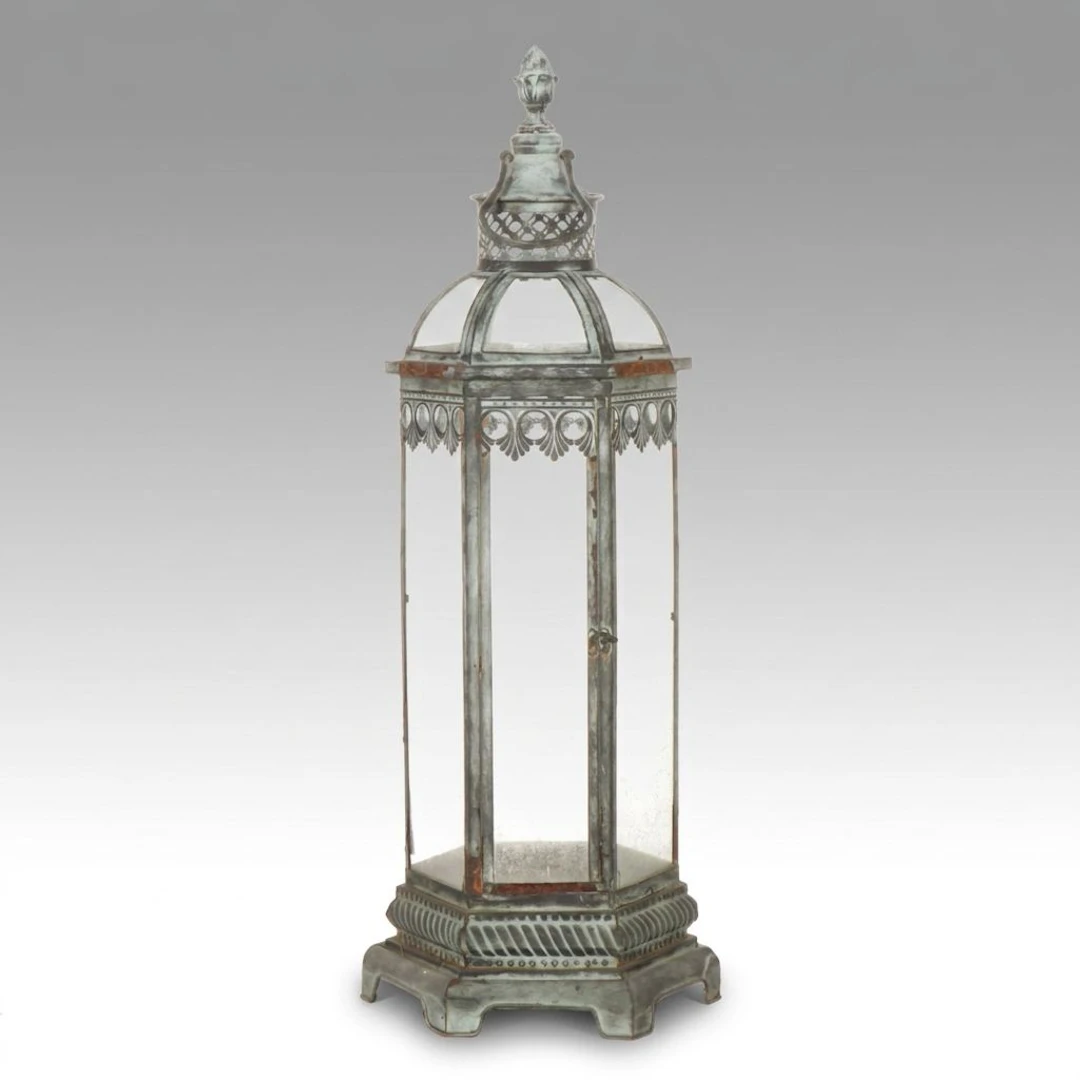 Oversized Victorian Style Floor Lantern