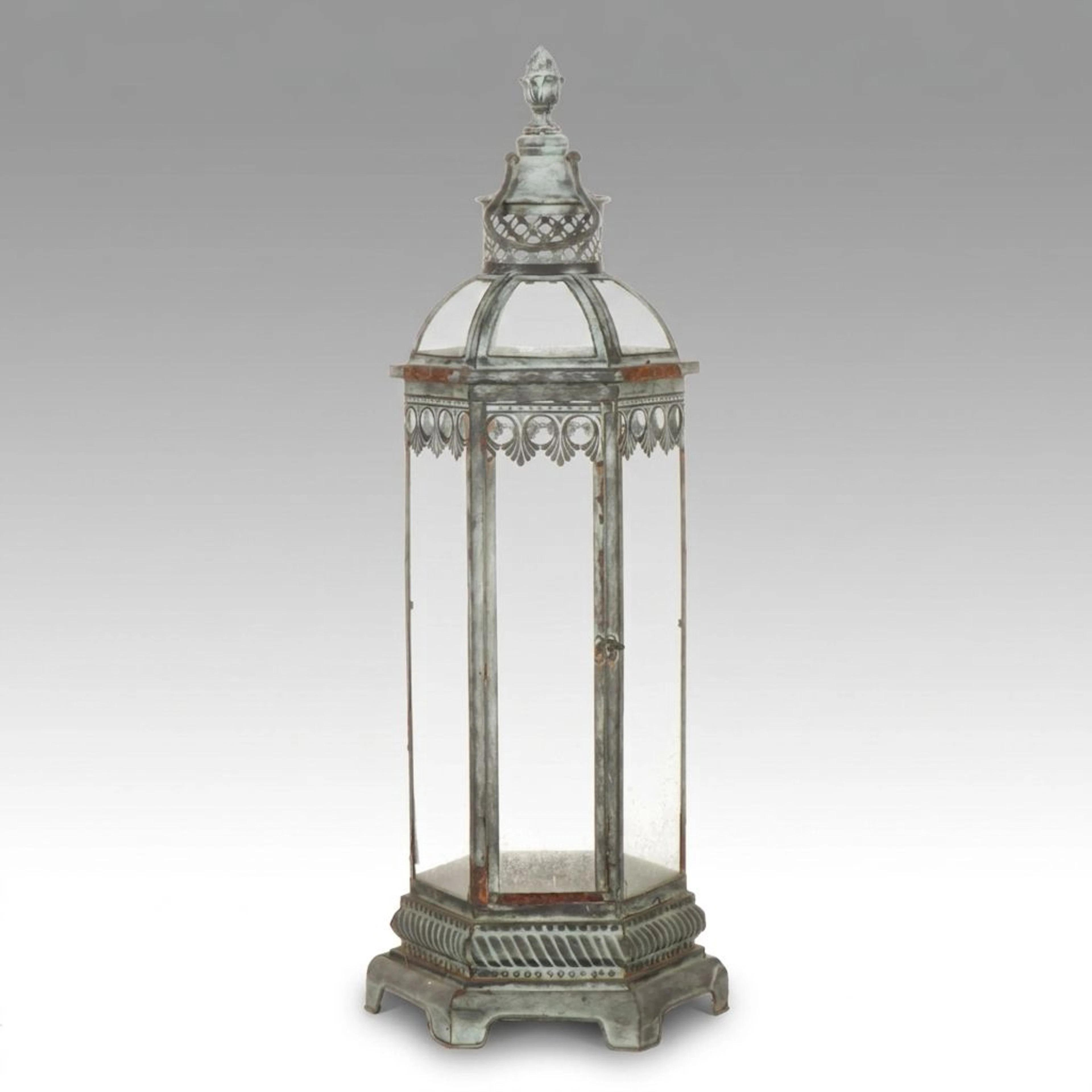 Oversized Victorian Style Floor Lantern