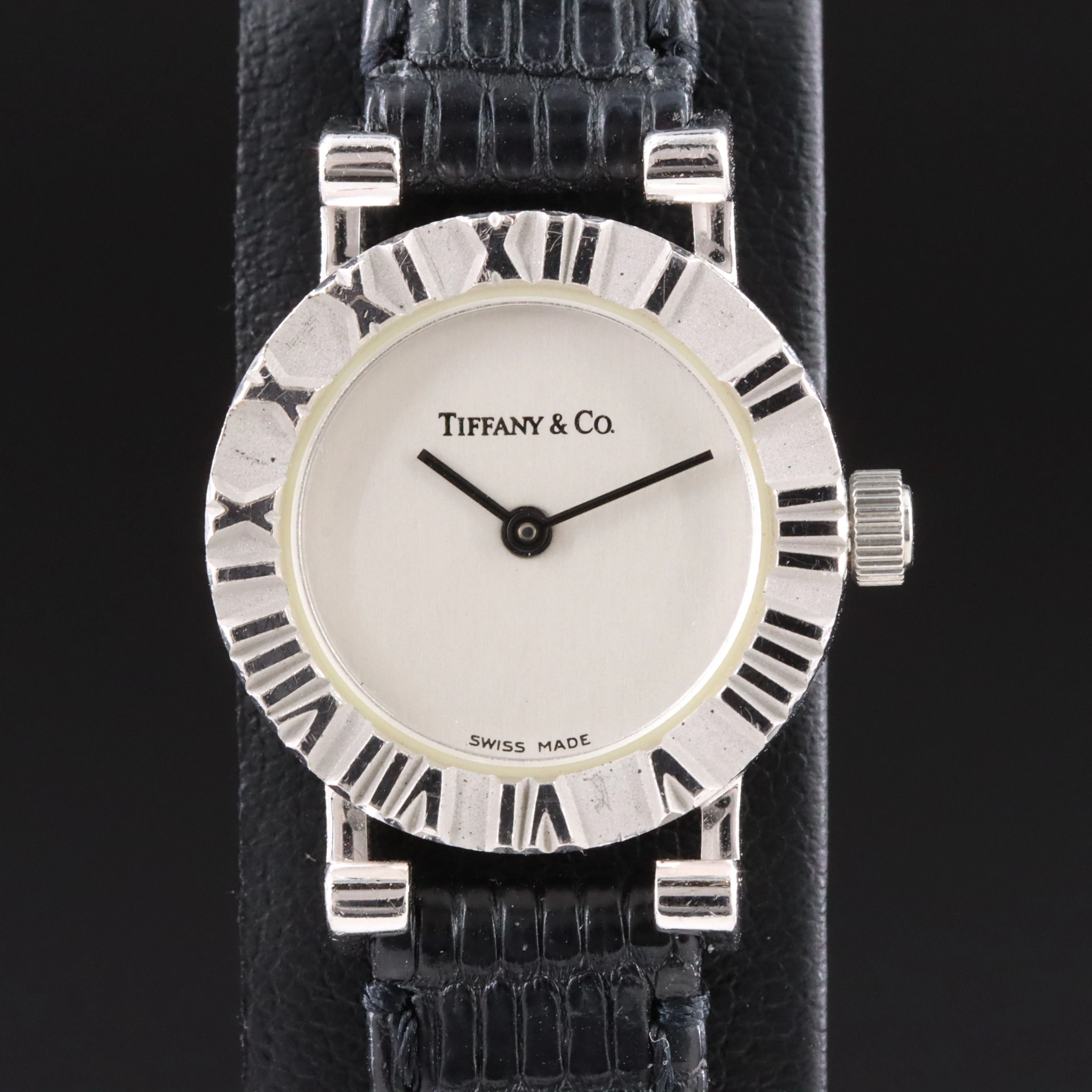 Tiffany & Co. Sterling Silver Atlas Mini Swiss Quartz Watch