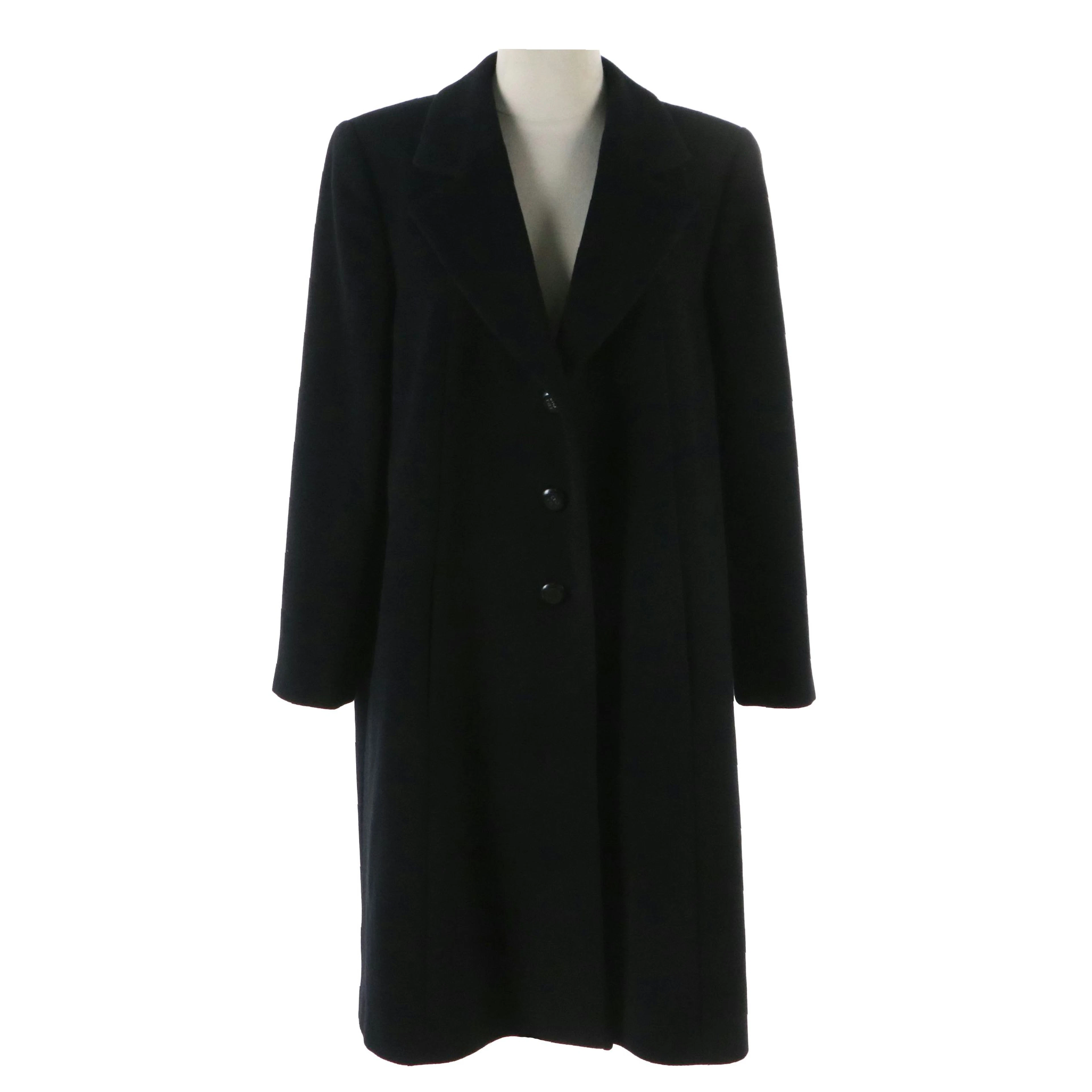 Glamour by Givenchy Angora/Wool Blend Coat, Vintage