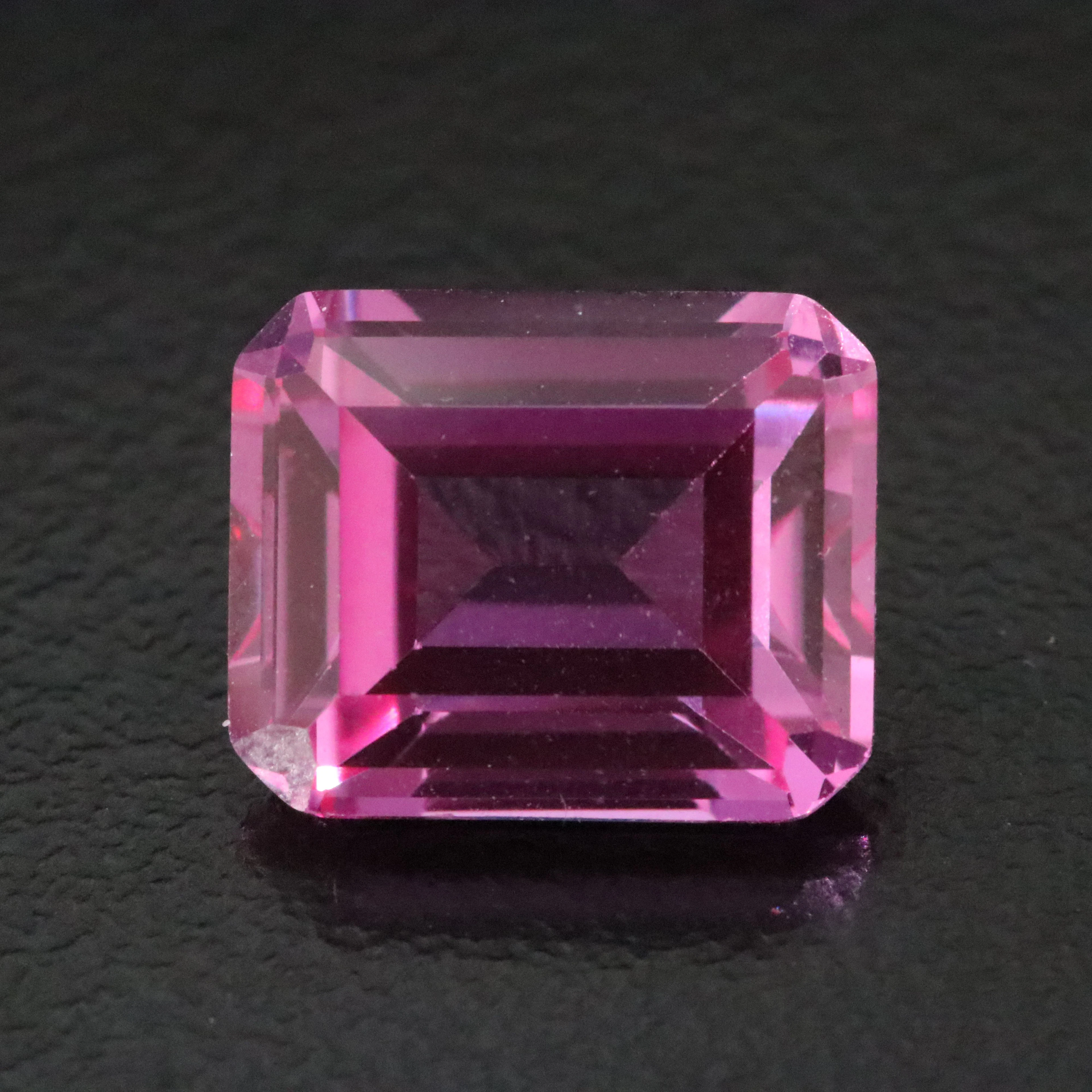 Loose 6.22 CT Lab Grown Pink Sapphire
