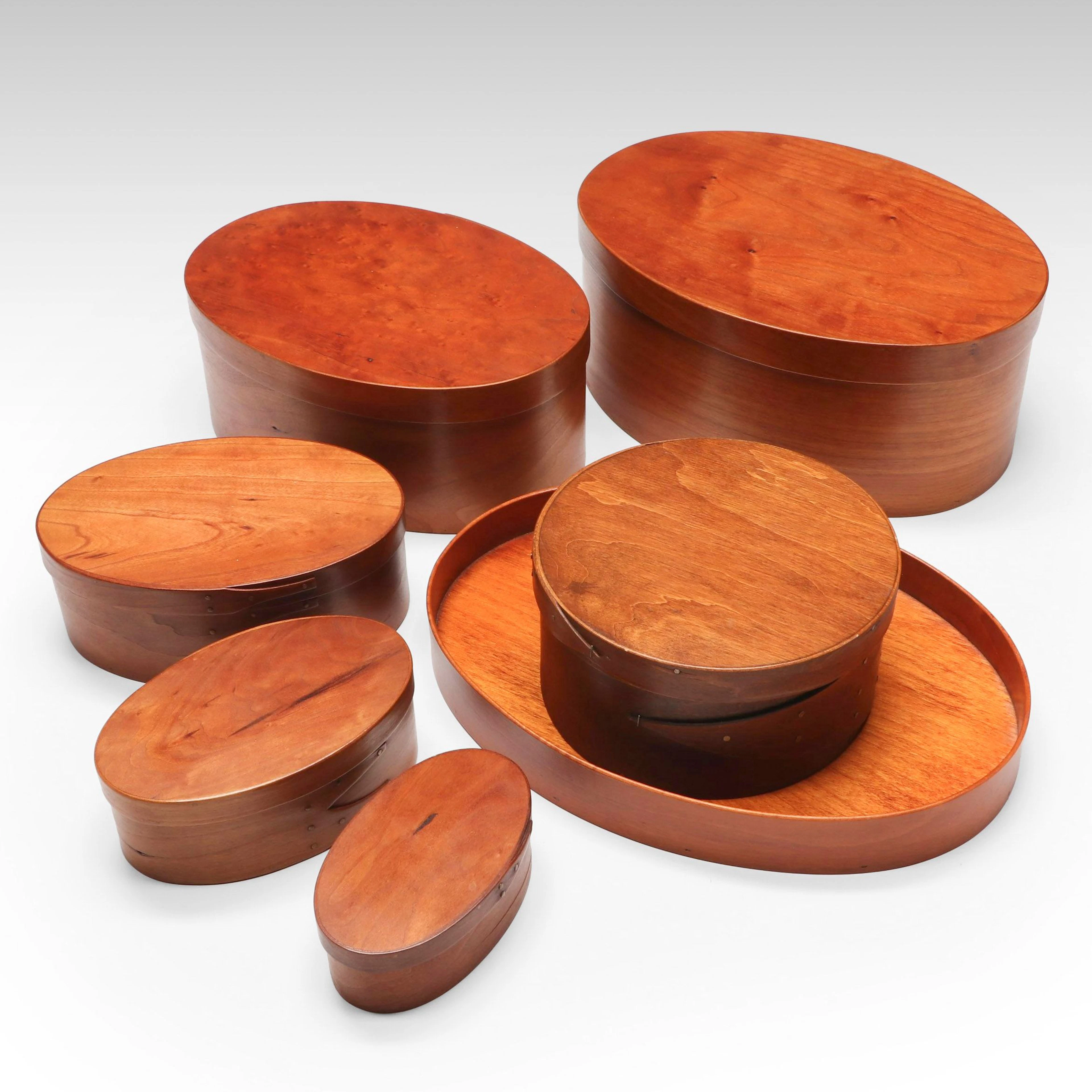 Taylor Made Fine Woodworking Bentwood Shaker-style Boxes