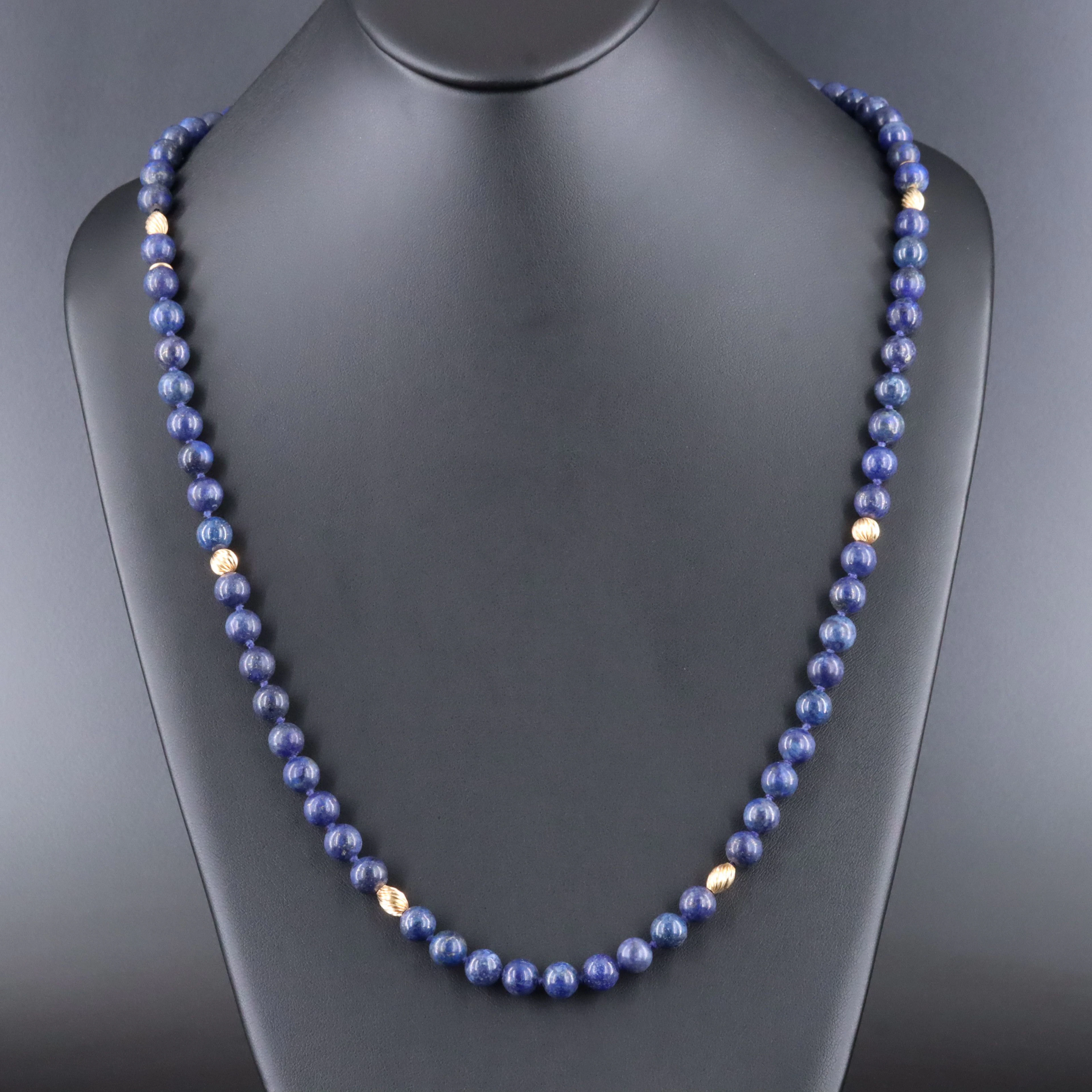 14K Lapis Lazuli Necklace