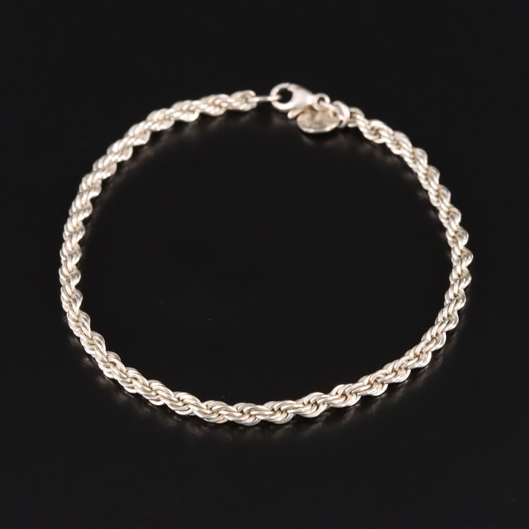 Tiffany & Co. Sterling Twisted Rope Bracelet
