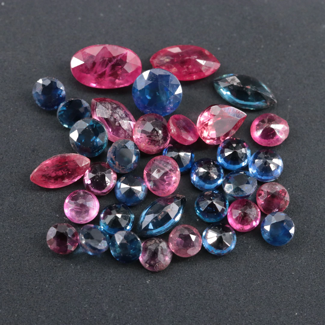 Loose 3.92 CTW Ruby and Sapphire Lot