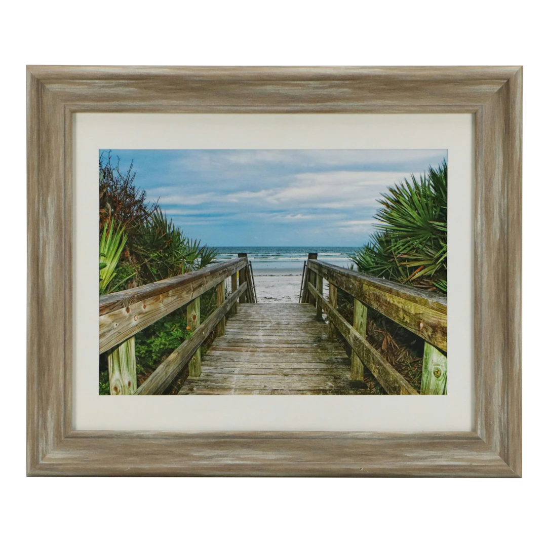 Digital Chromogenic Photograph of Beach Walkway, 2011