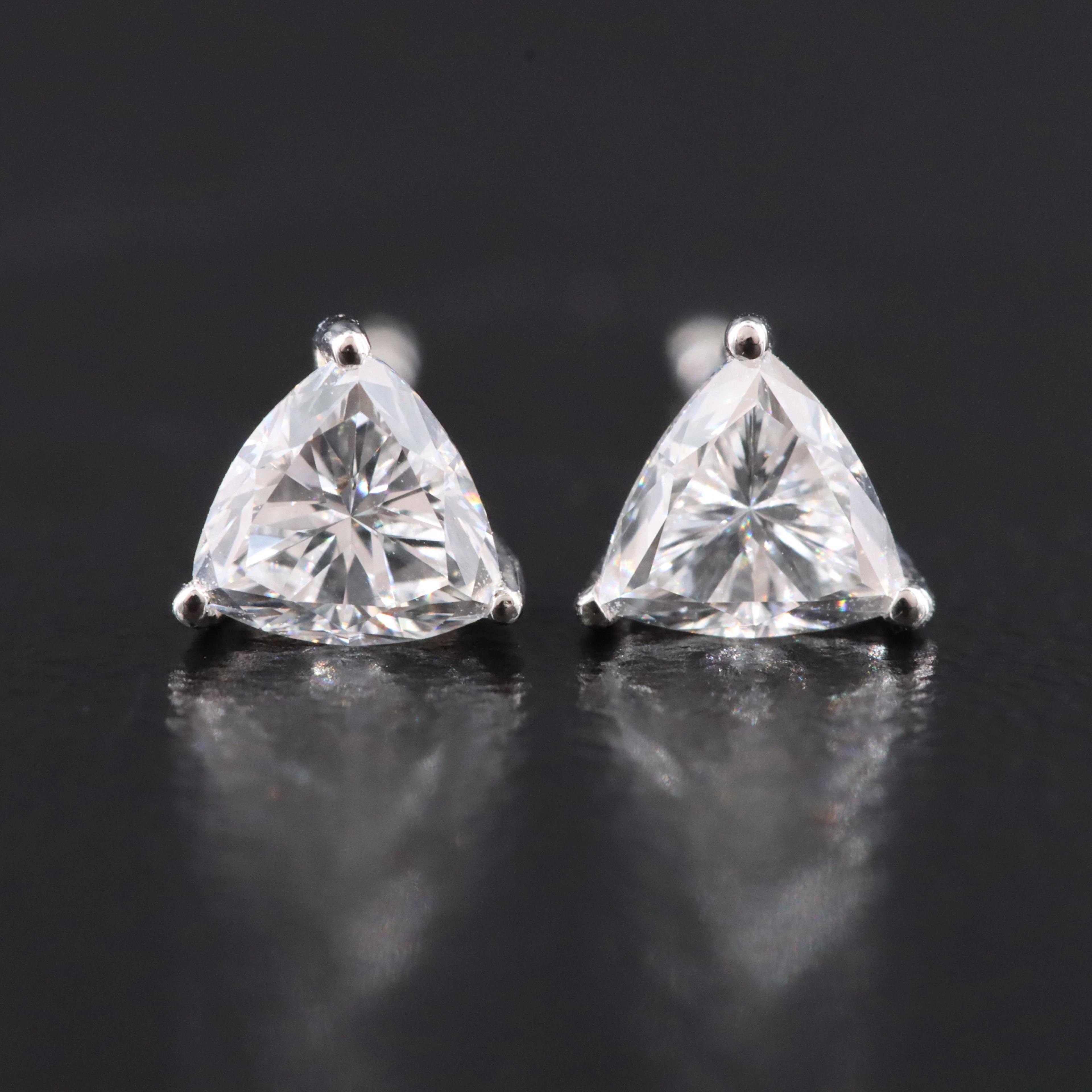 18K 0.30 CTW Lab Grown Diamond Solitaire Earrings