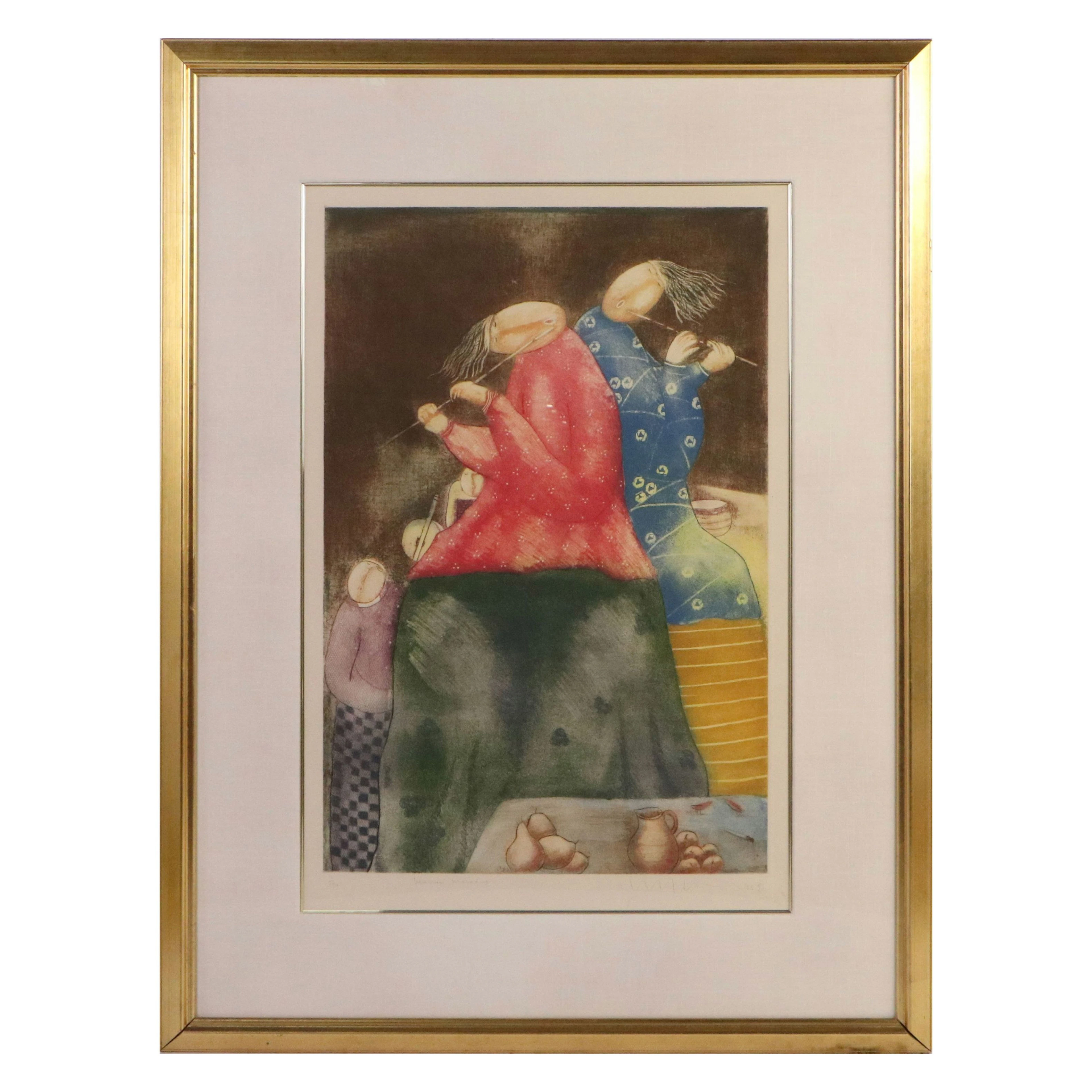 Eng Tay Etching à la Poupée "Summer Melody," 1985