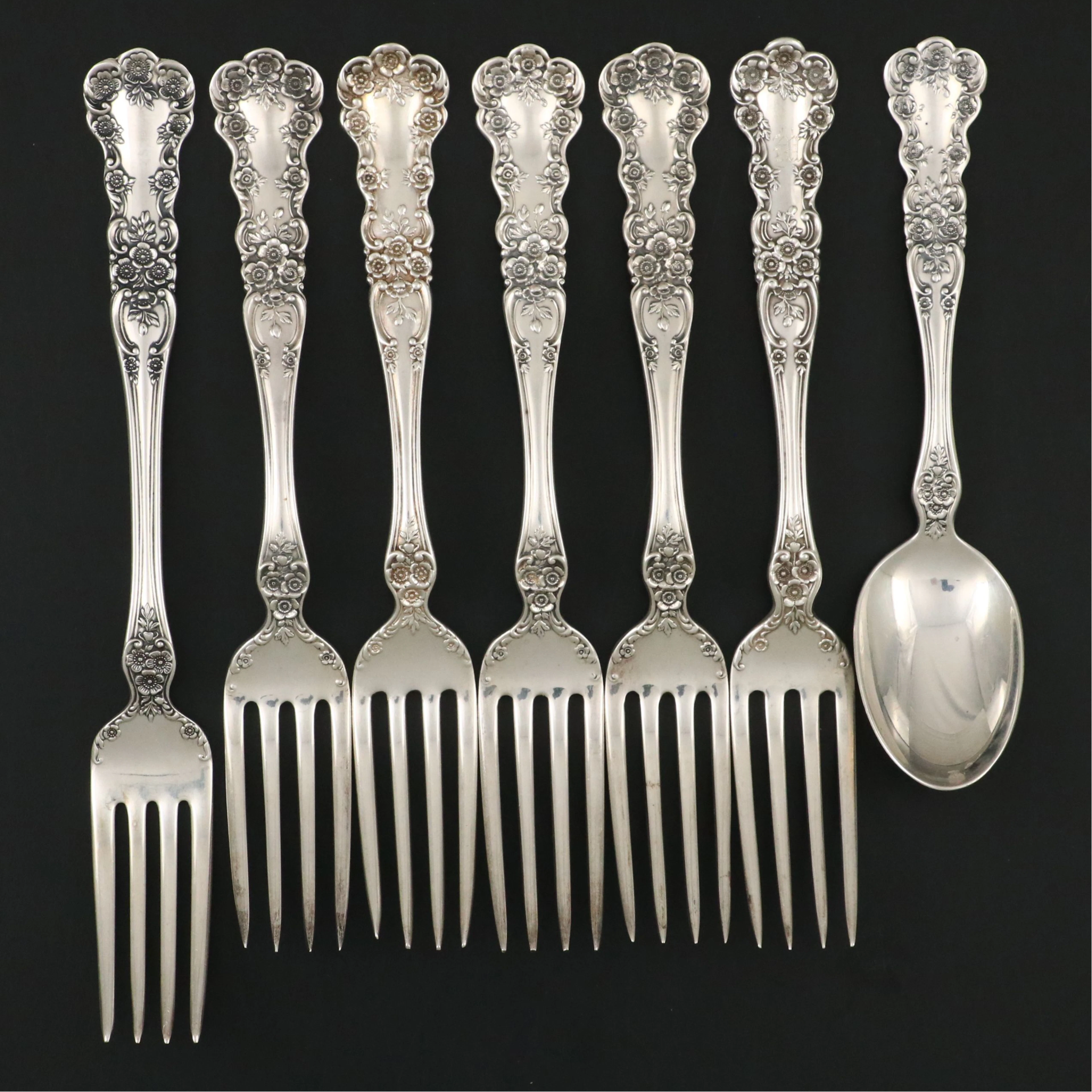 Gorham "Buttercup" Sterling Silver Forks and Teaspoon