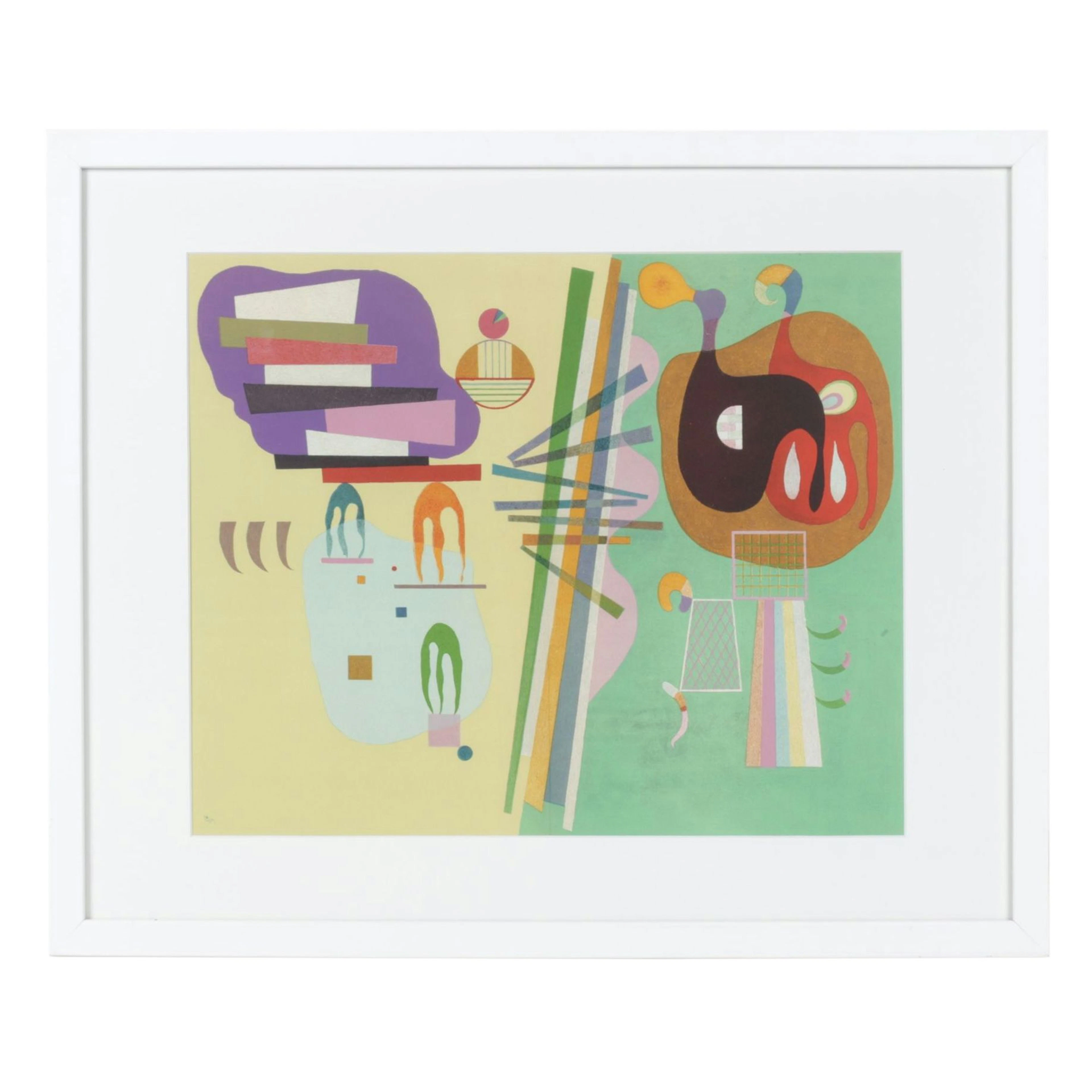 Double-Page Color Lithograph After Wassily Kandinsky for "Derrière le Miroir"