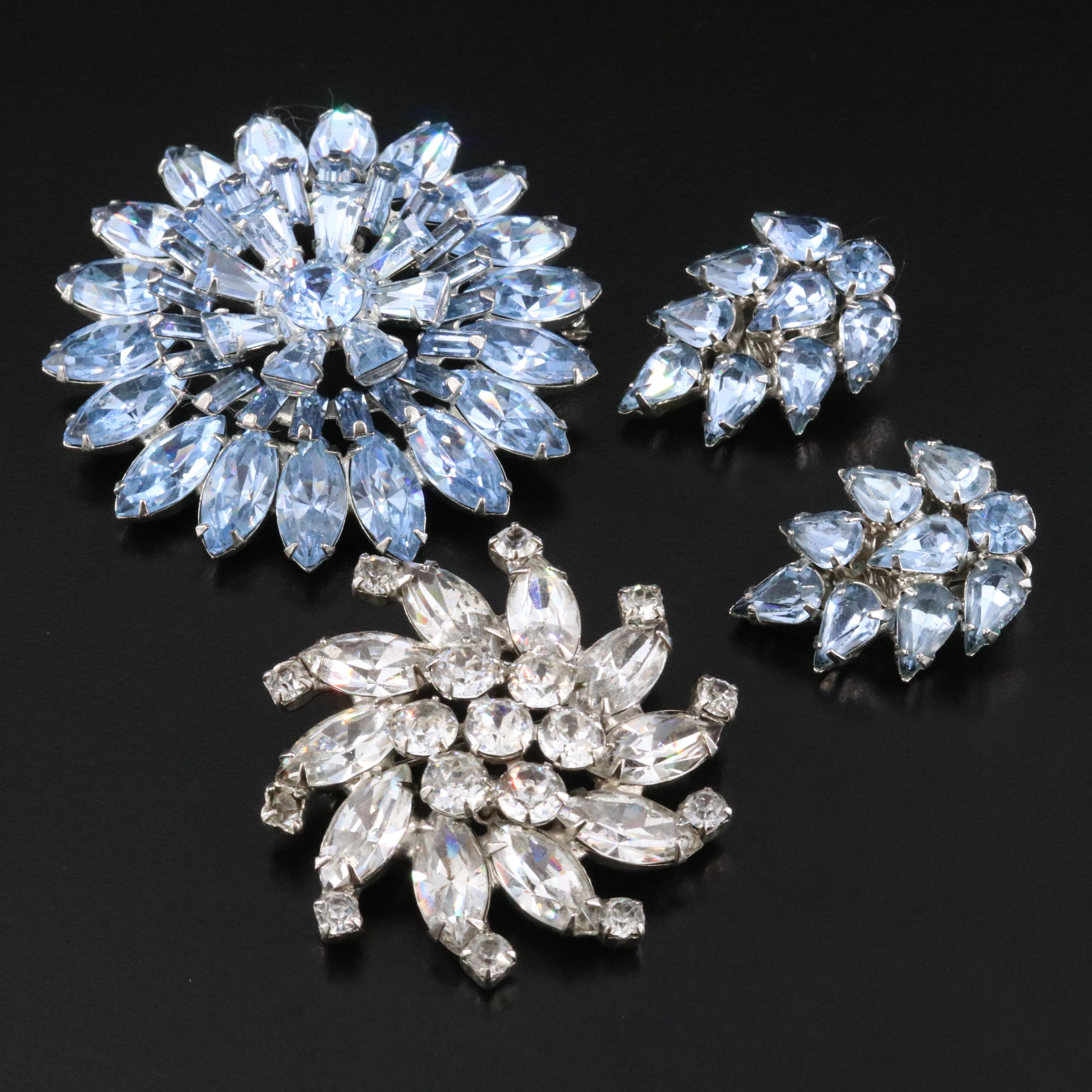 Weiss Brooches and Earrings