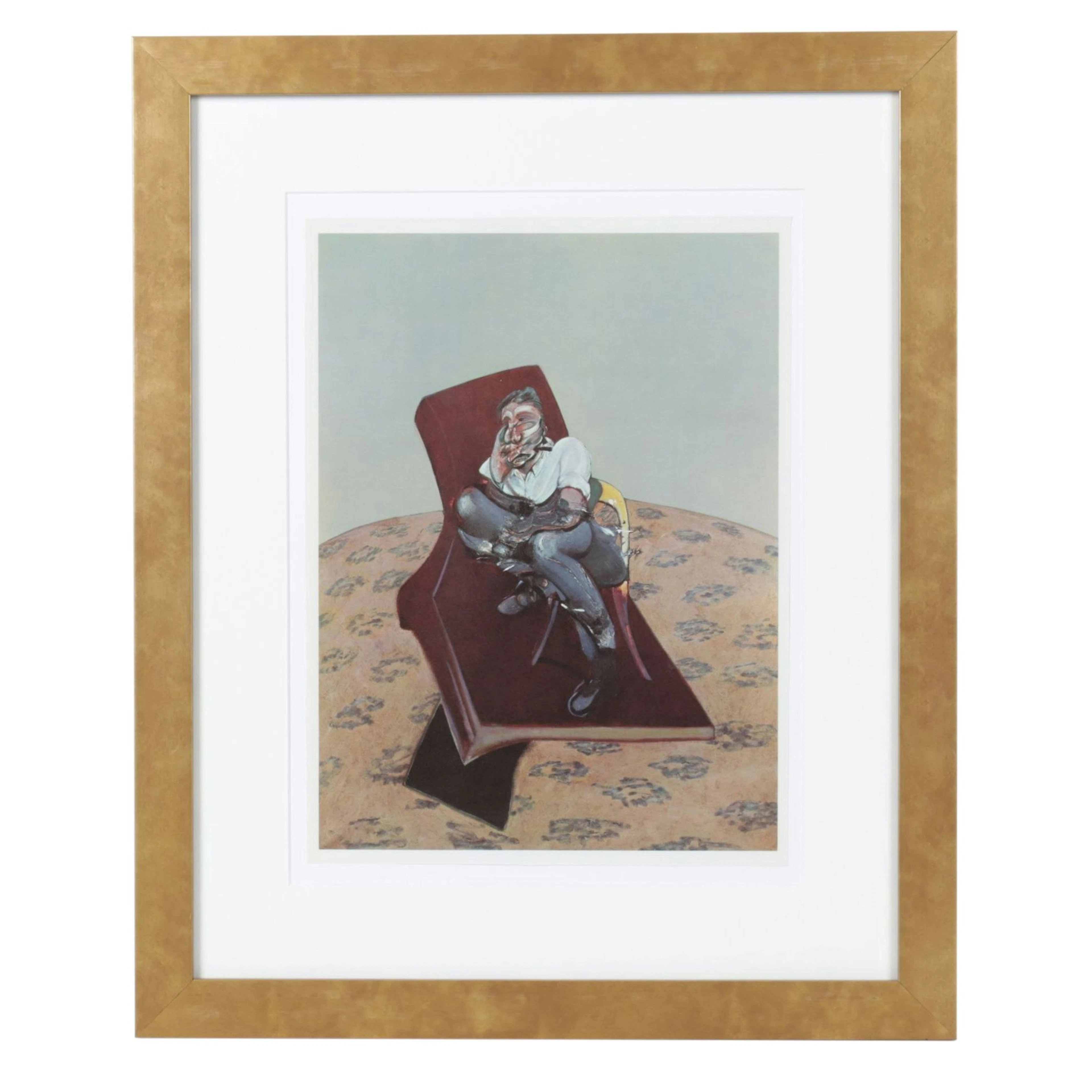 Francis Bacon Color Lithograph "Studies for the Portrait of Lucian Freud"