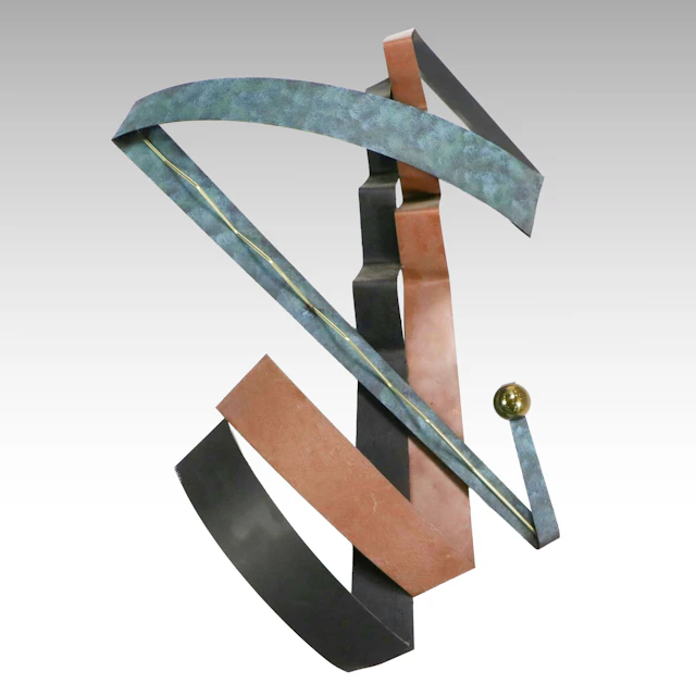 Curtis Jeré Abstract Metal Wall Sculpture, 1994