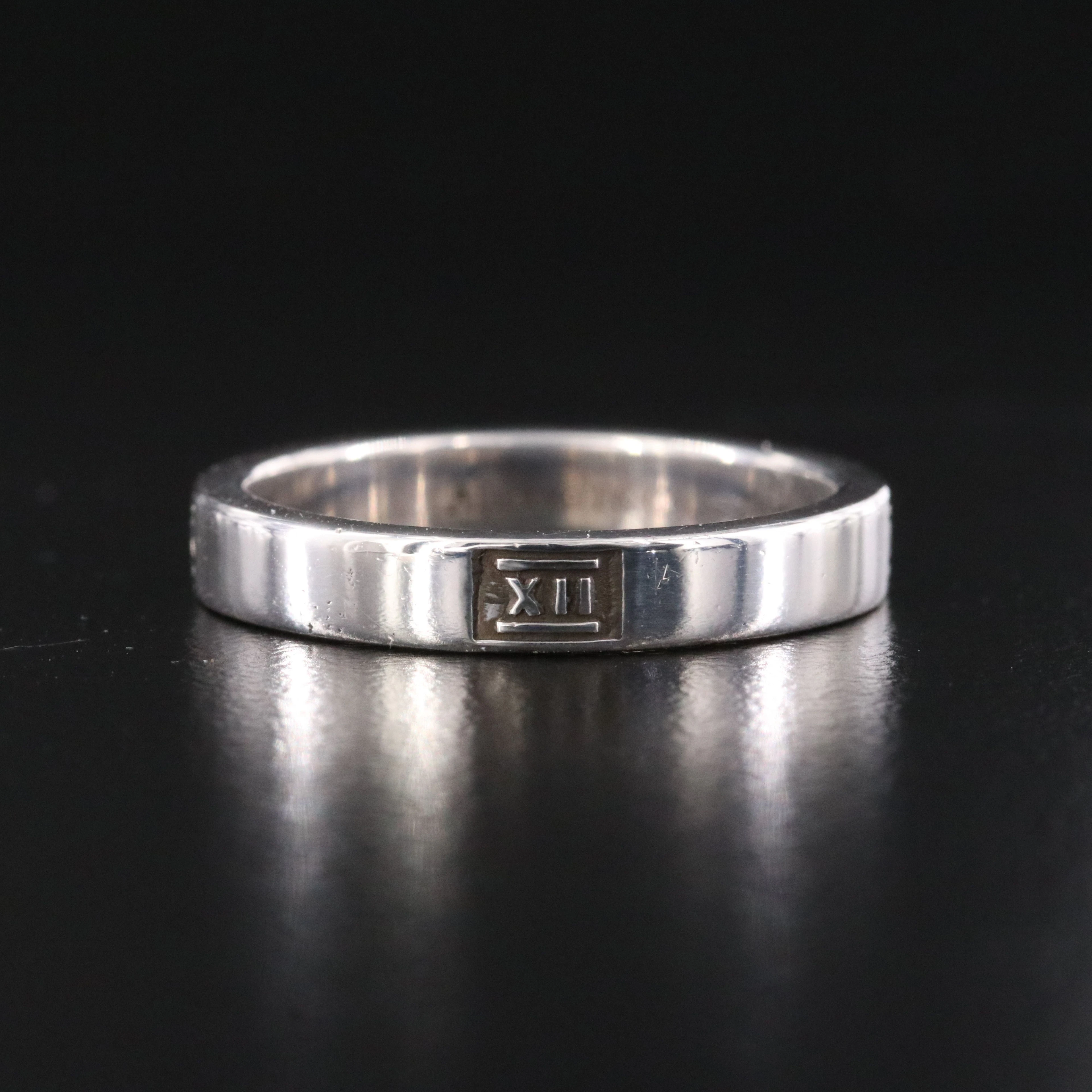 Tiffany & Co. Atlas Sterling Ring