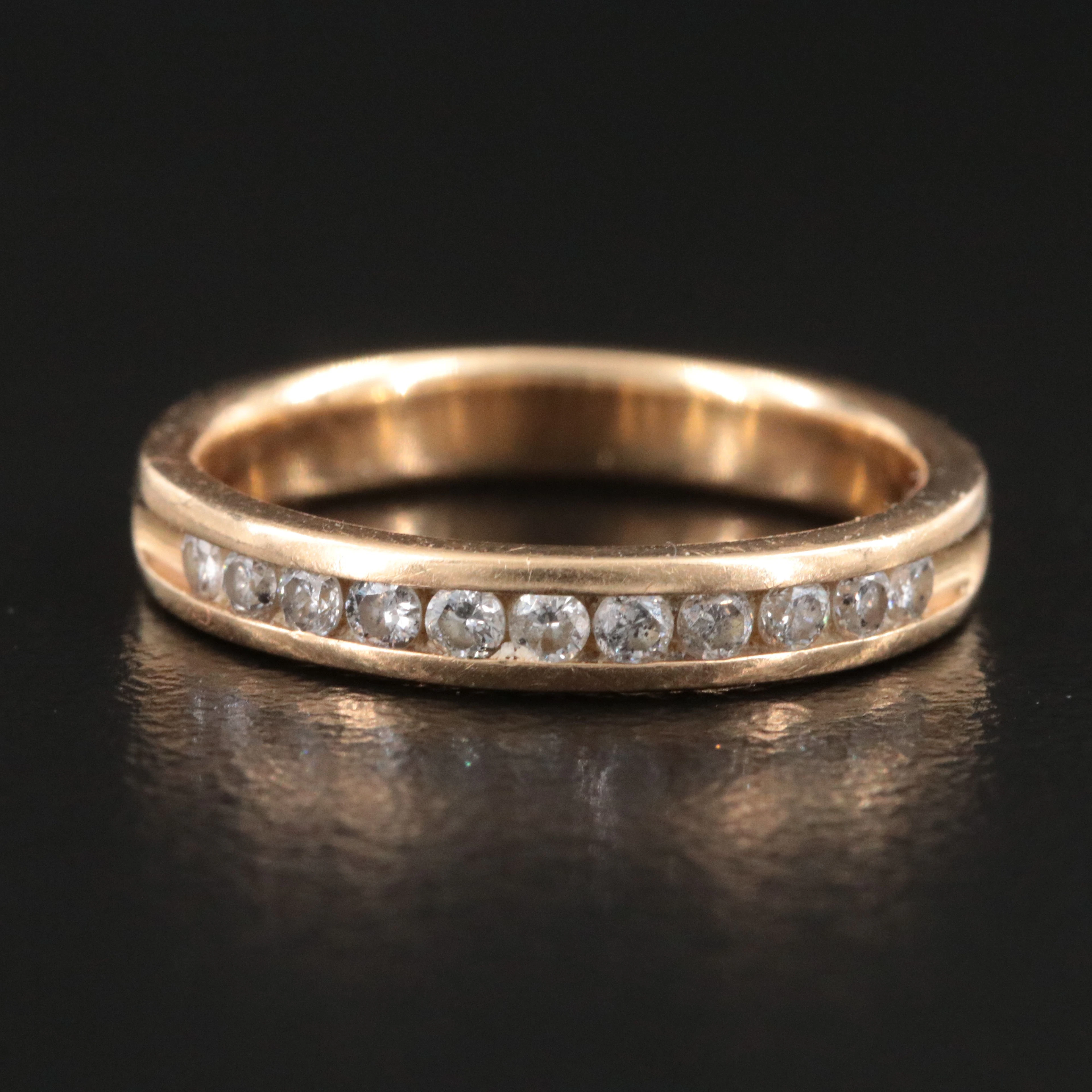 14K 0.20 CTW Diamond Stackable Ring